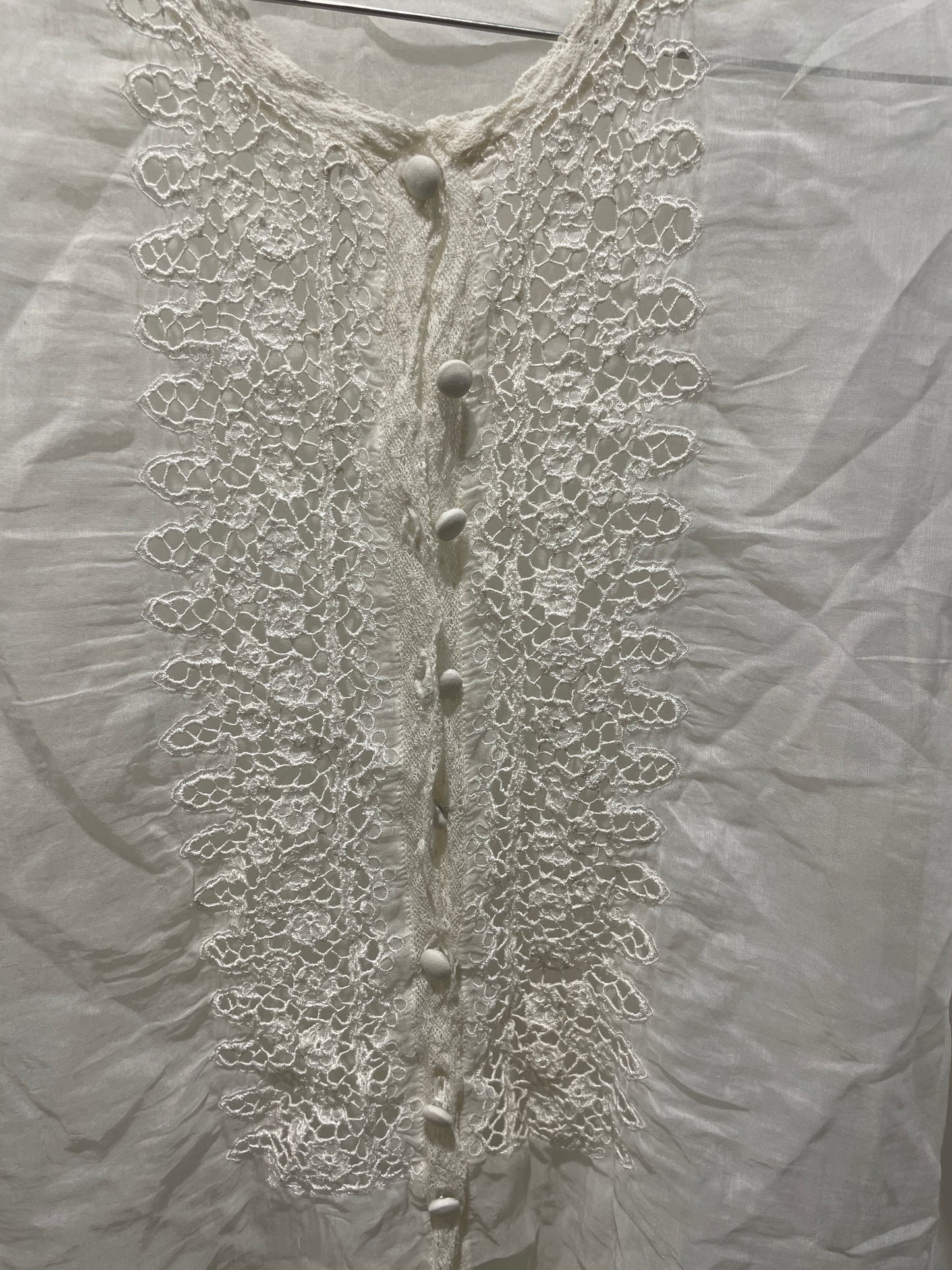 Rabens Saloner Lace Blouse – White - L