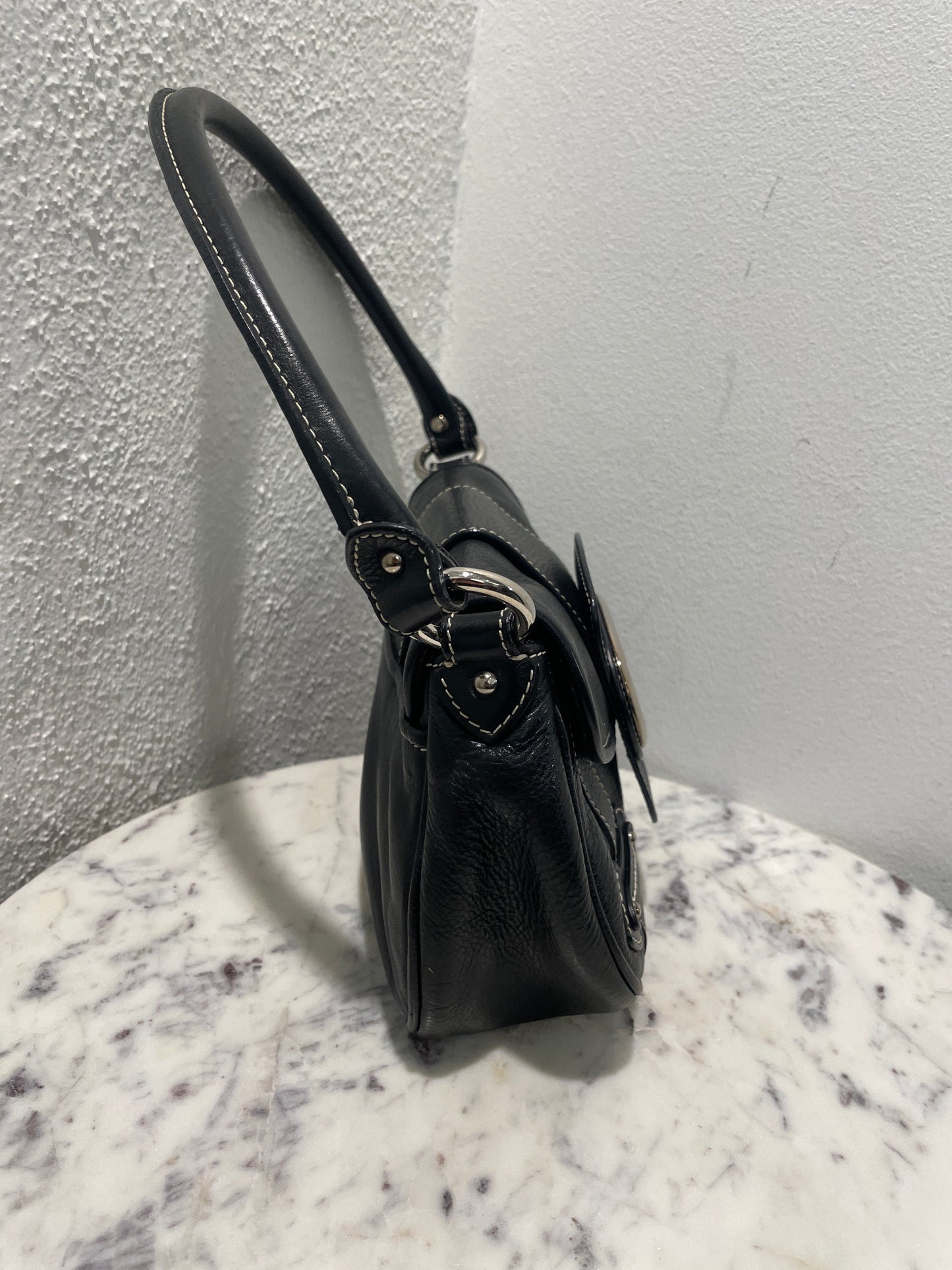 Christian Dior Vintage Leather St. Germain Flap Bag