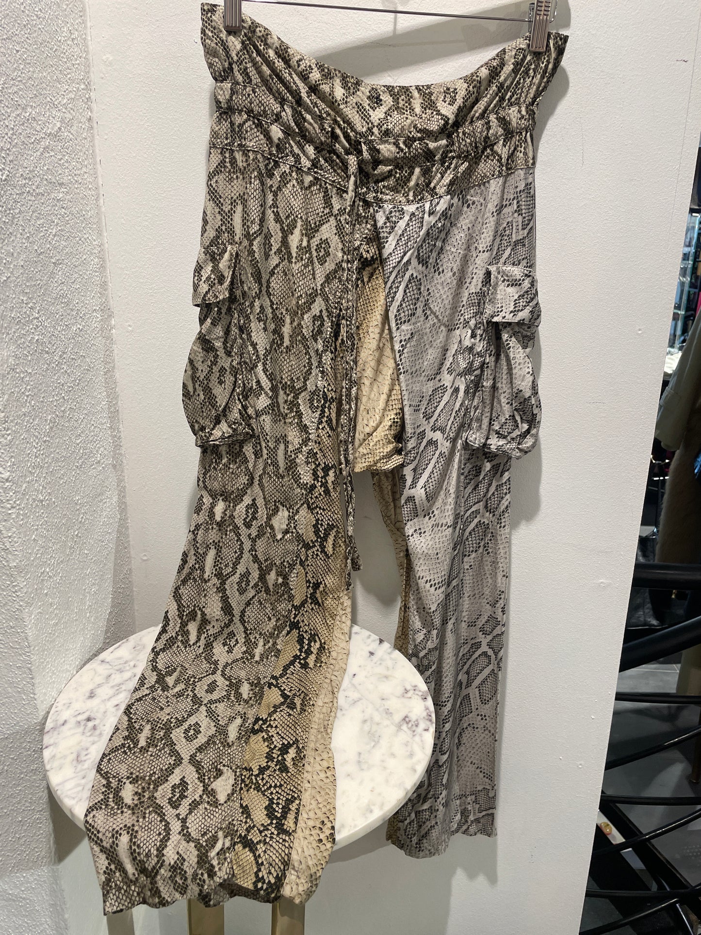 Zara - Snake Pants - S - Medinas Wardrobe