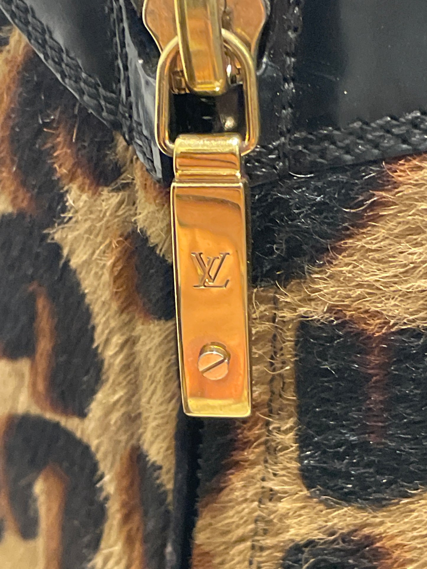 Louis Vuitton Leopard Ankle Boots – Size 38