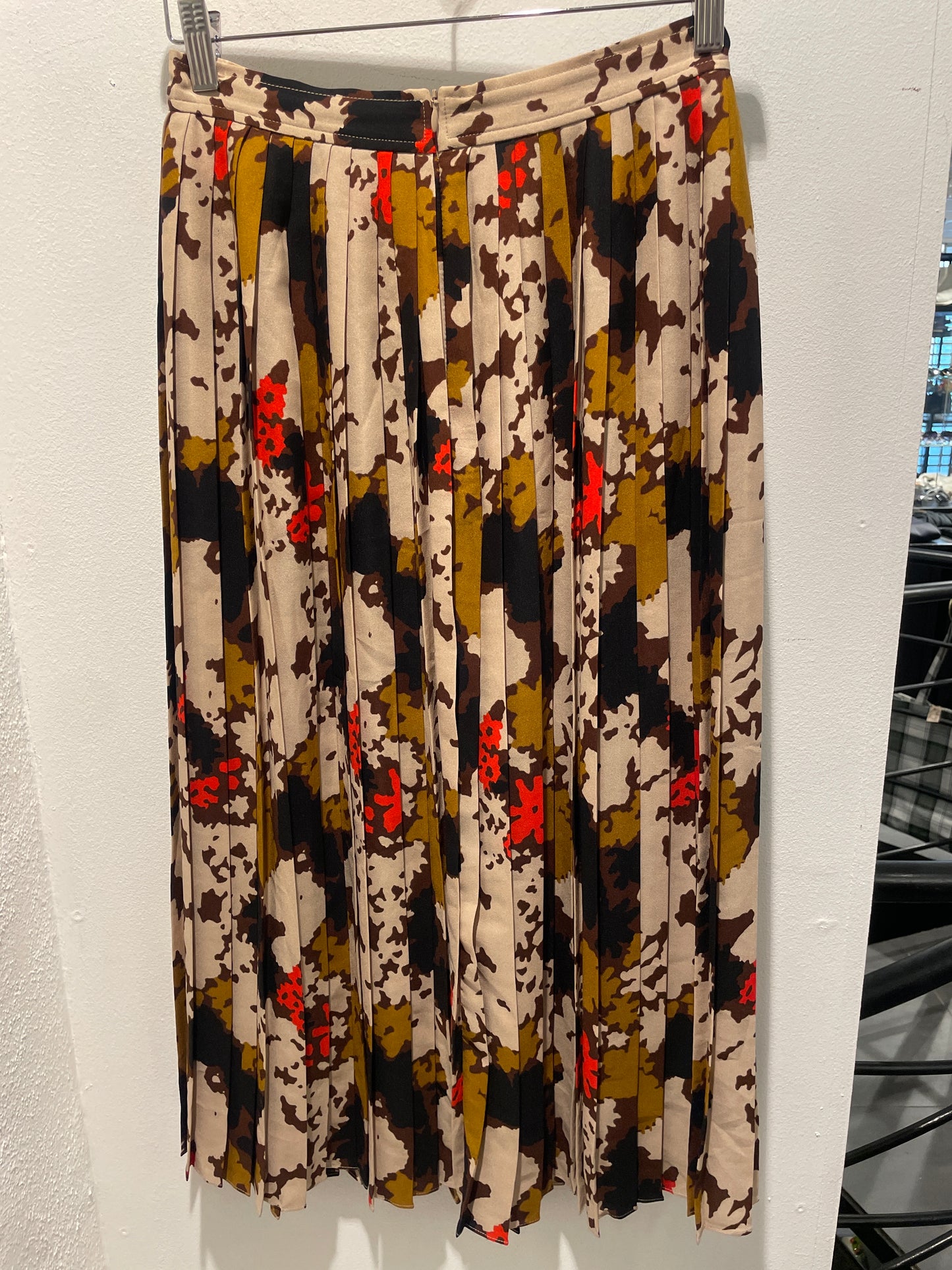 Julie Fagerholt Heartmade Pleated Graphic Print Maxi Skirt - EU34 /XS/S