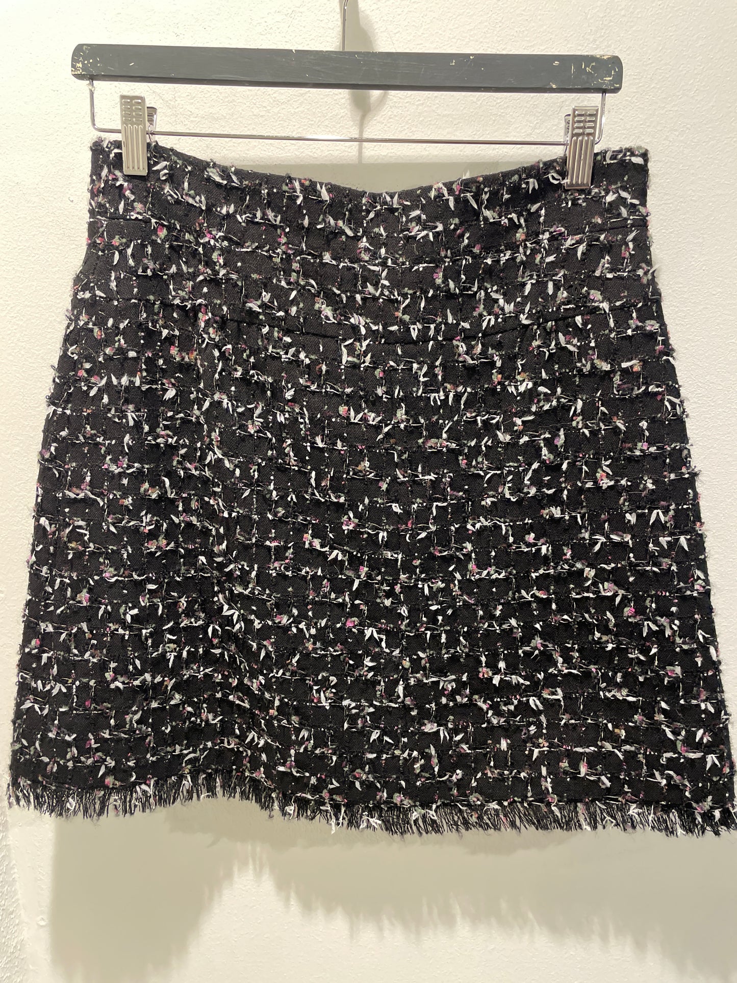 Chanel Skirt – Black with wool, mohair & silk - EU38