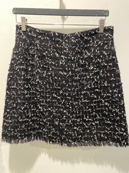 Chanel Skirt – Black with wool, mohair & silk - EU38