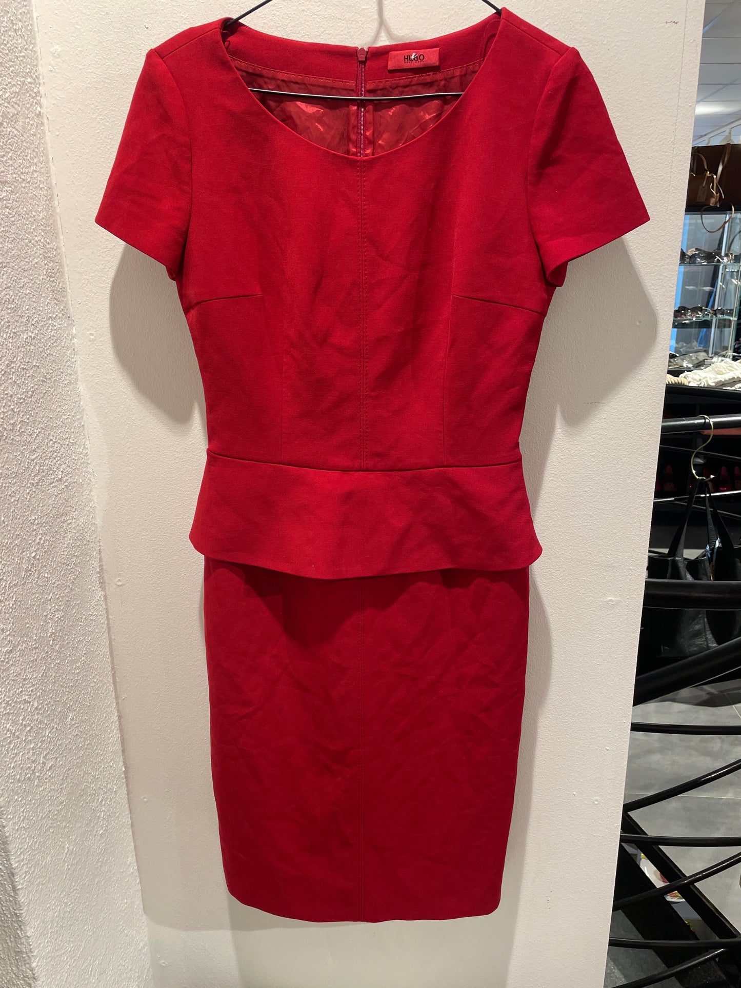 Boss - red label - Deep red Dress - EU38 - Medinas Wardrobe