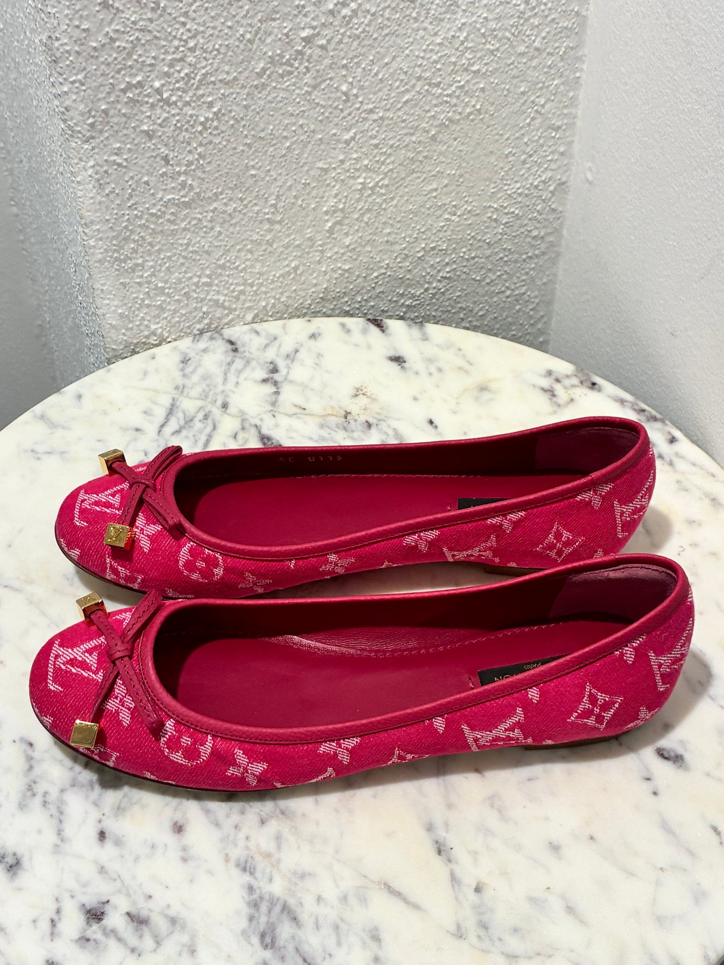 Louis Vuitton Ballerinas - Rare Monogram Denim in Pink - EU 38 (37,5-38)
