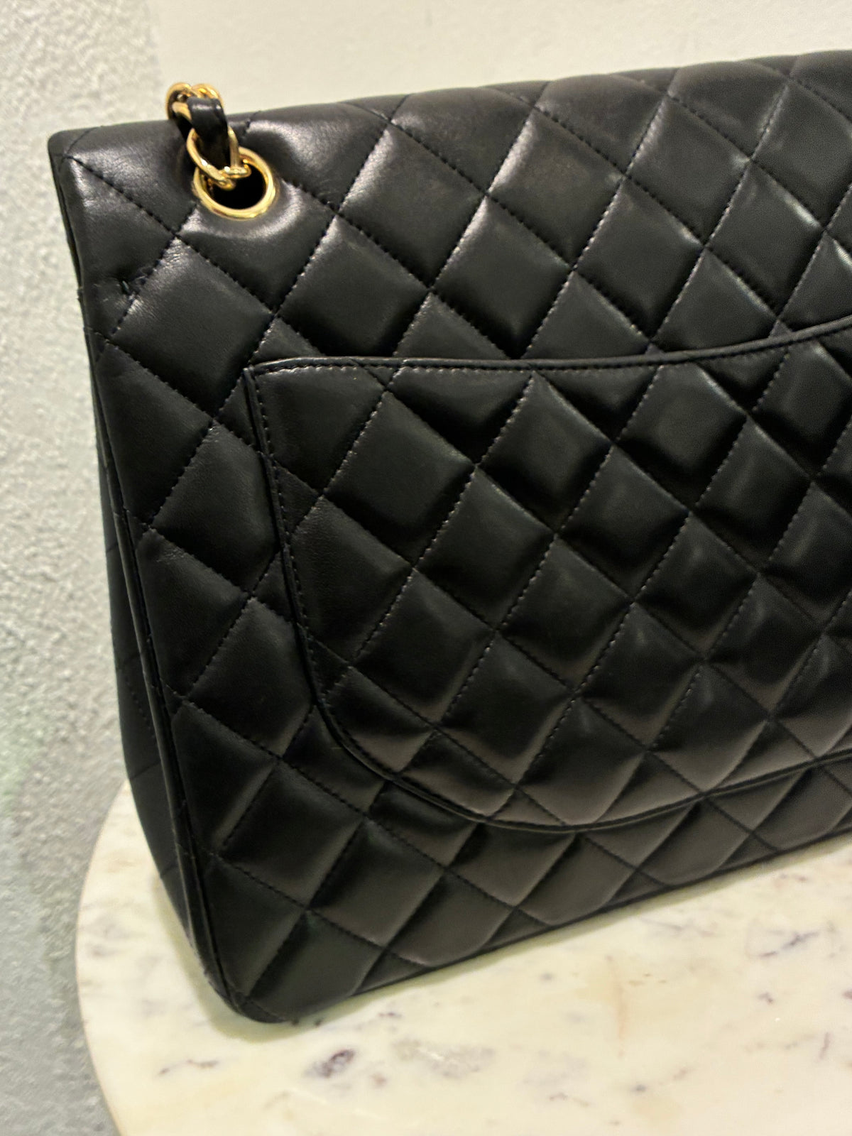 Chanel Jumbo Classic Single Flap – Black Lambskin & Gold Hardware