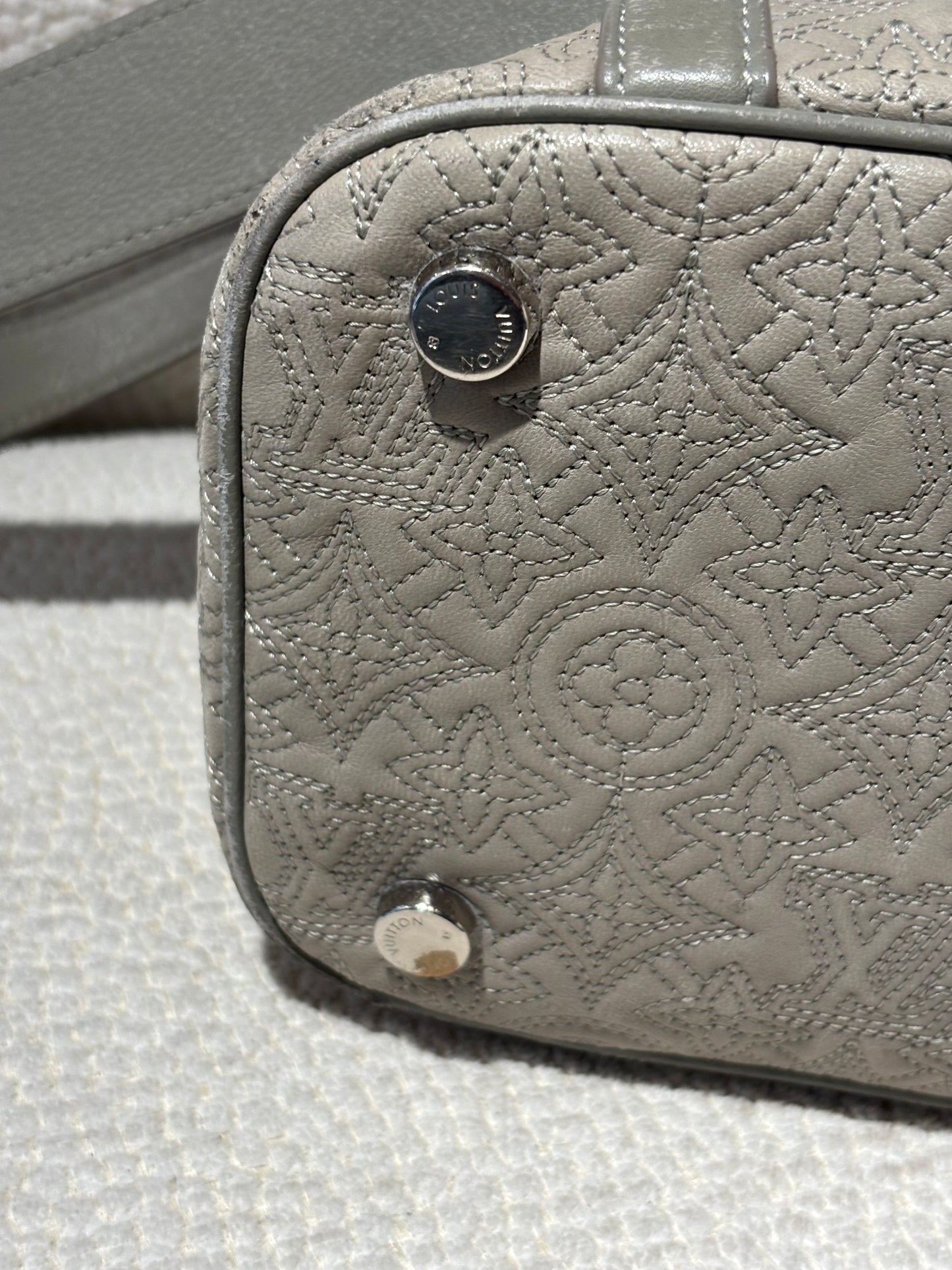 Louis Vuitton Antheia Ixia Bag – Monogram Leather in Grey