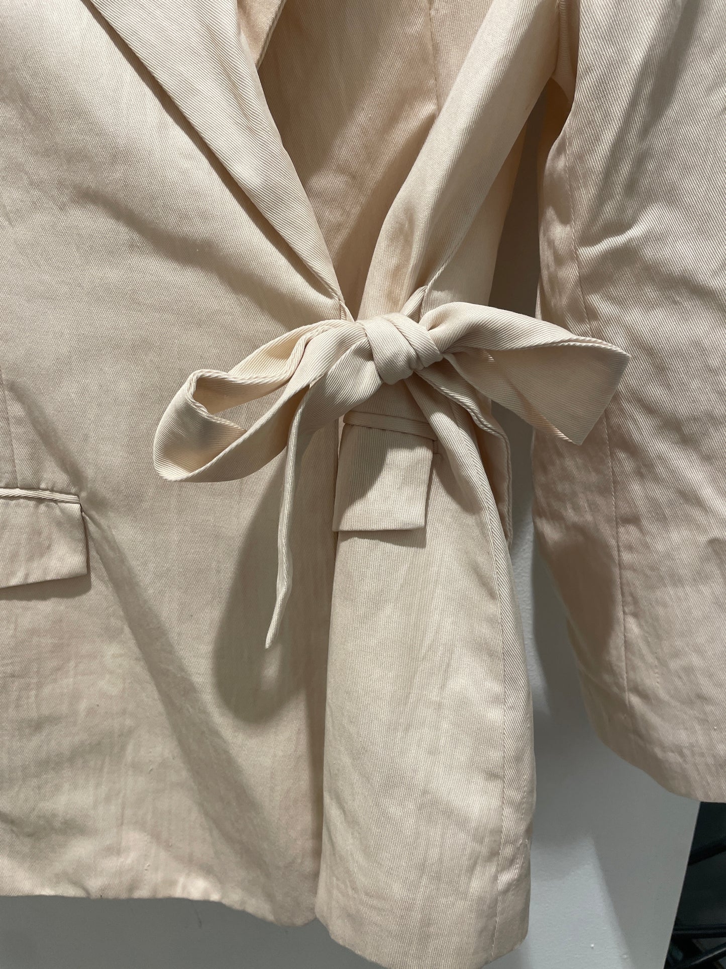 BLANCHE Crinkle Boxy Wrap Blazer - EU36