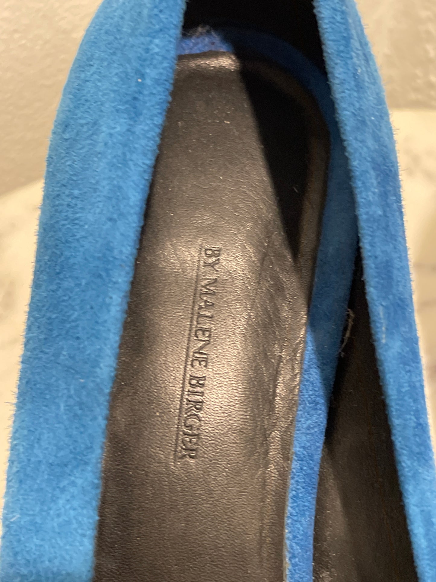 Malene Birger - Laximini Cornflower blue Suede Pointed-Toe Pumps – 39