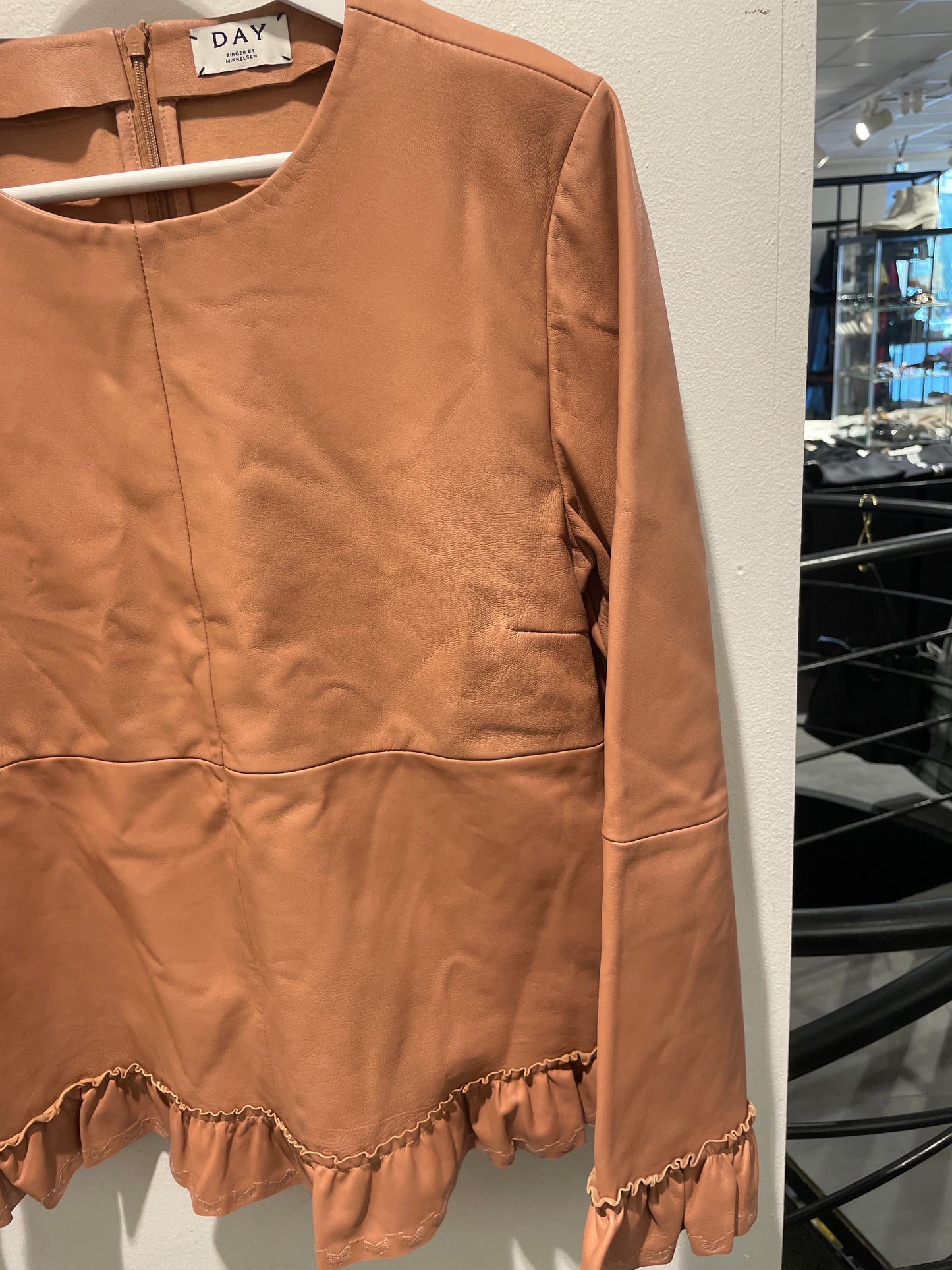 DAY Leather blouse - Old Rose - EU42