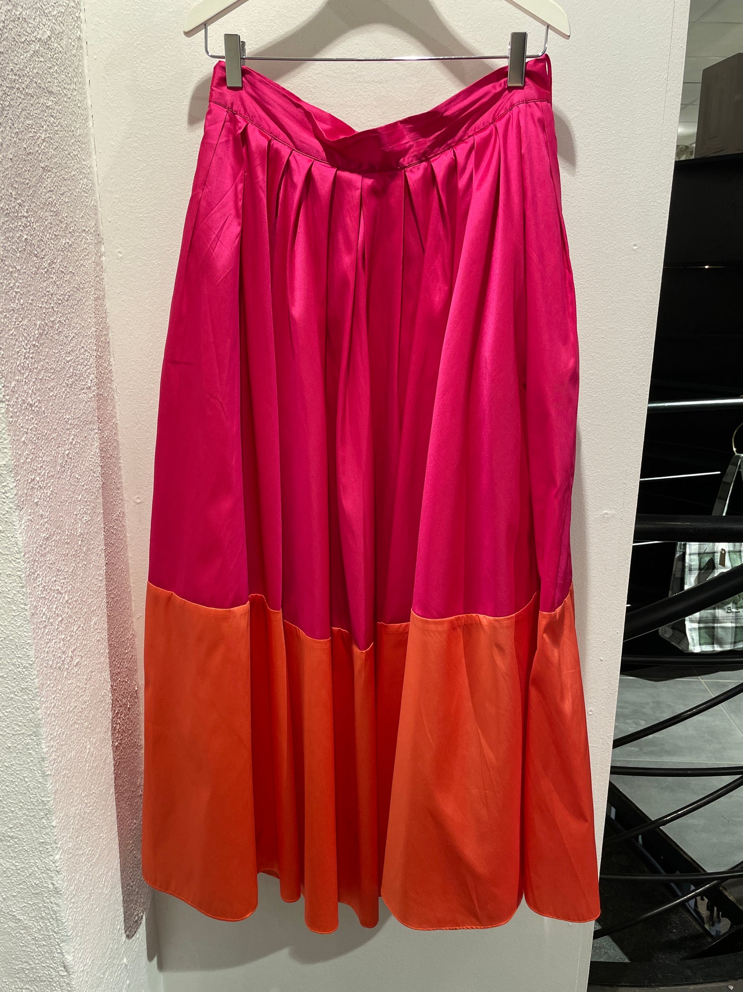 Emily Shalant Set – Orange & Pink Silk – Fits S/M