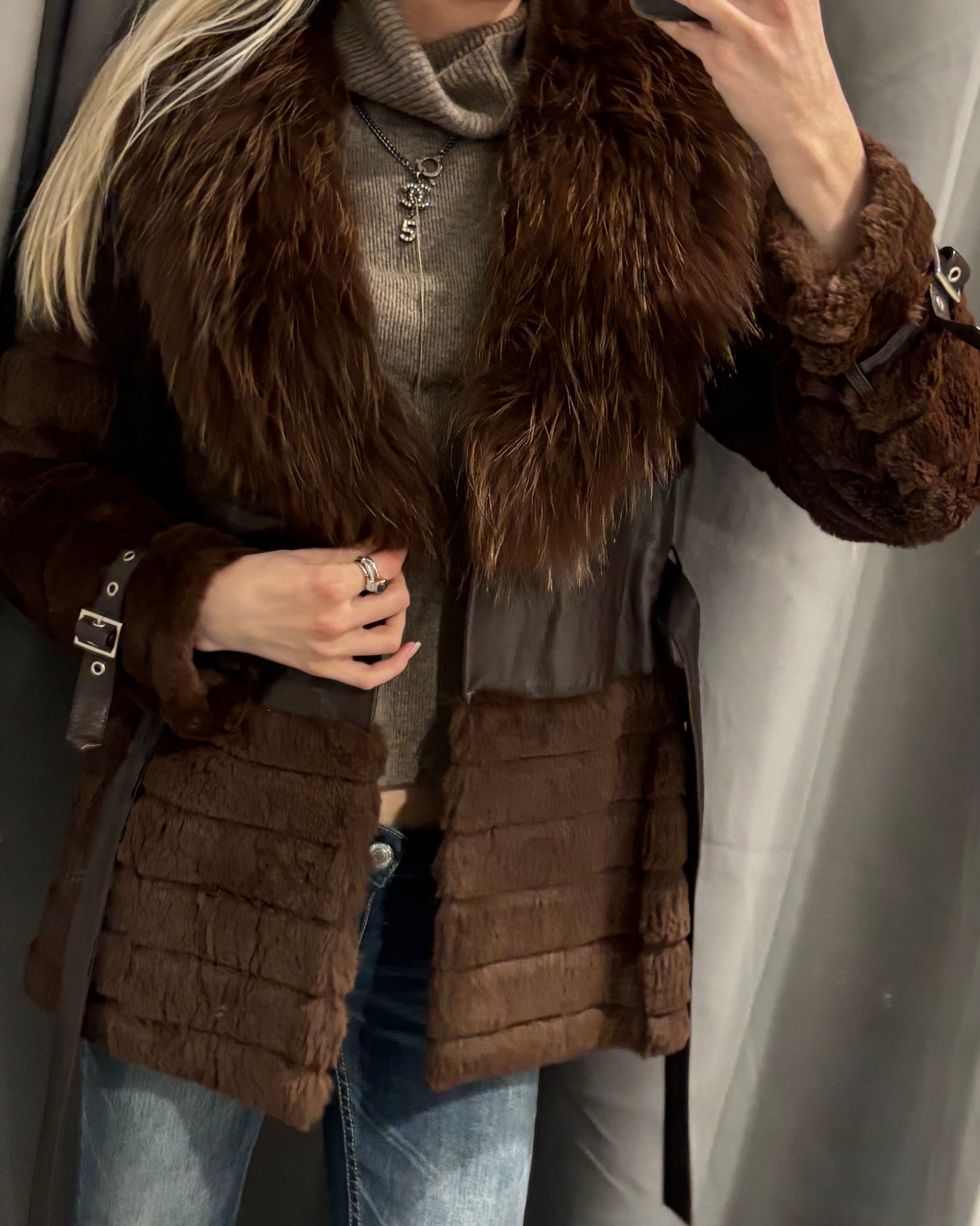 Alex Petersen Fur Jacket - Rabbit & Fox - Size S-L