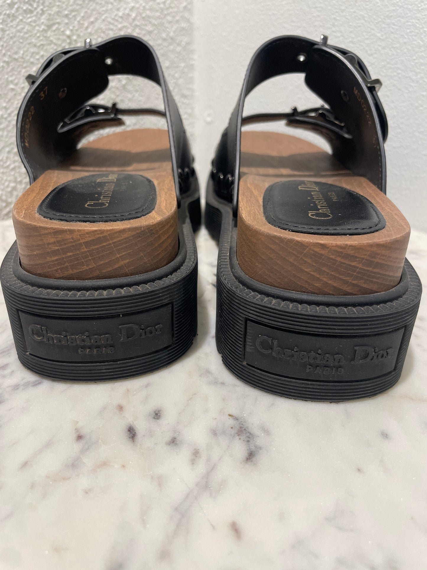 Christian Dior - Diorquake Double-Strap Platform Sandals - 37