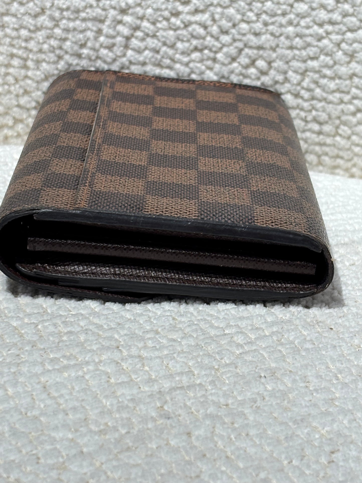 Louis Vuitton Wallet – Damier Ebene Canvas in Brown