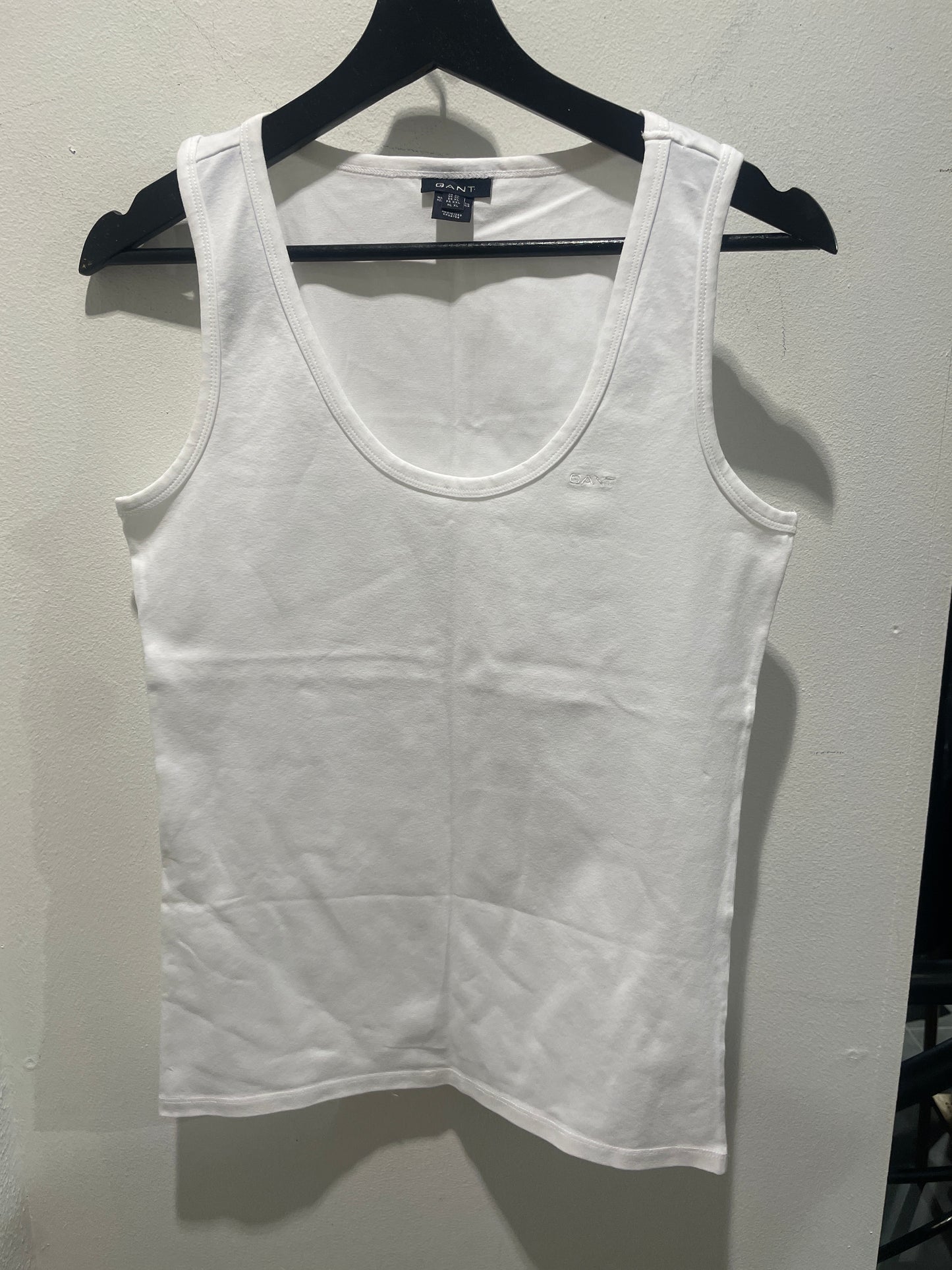 Gant - Ribbed Sleeveless Top / Camisole – Classic White - S-L
