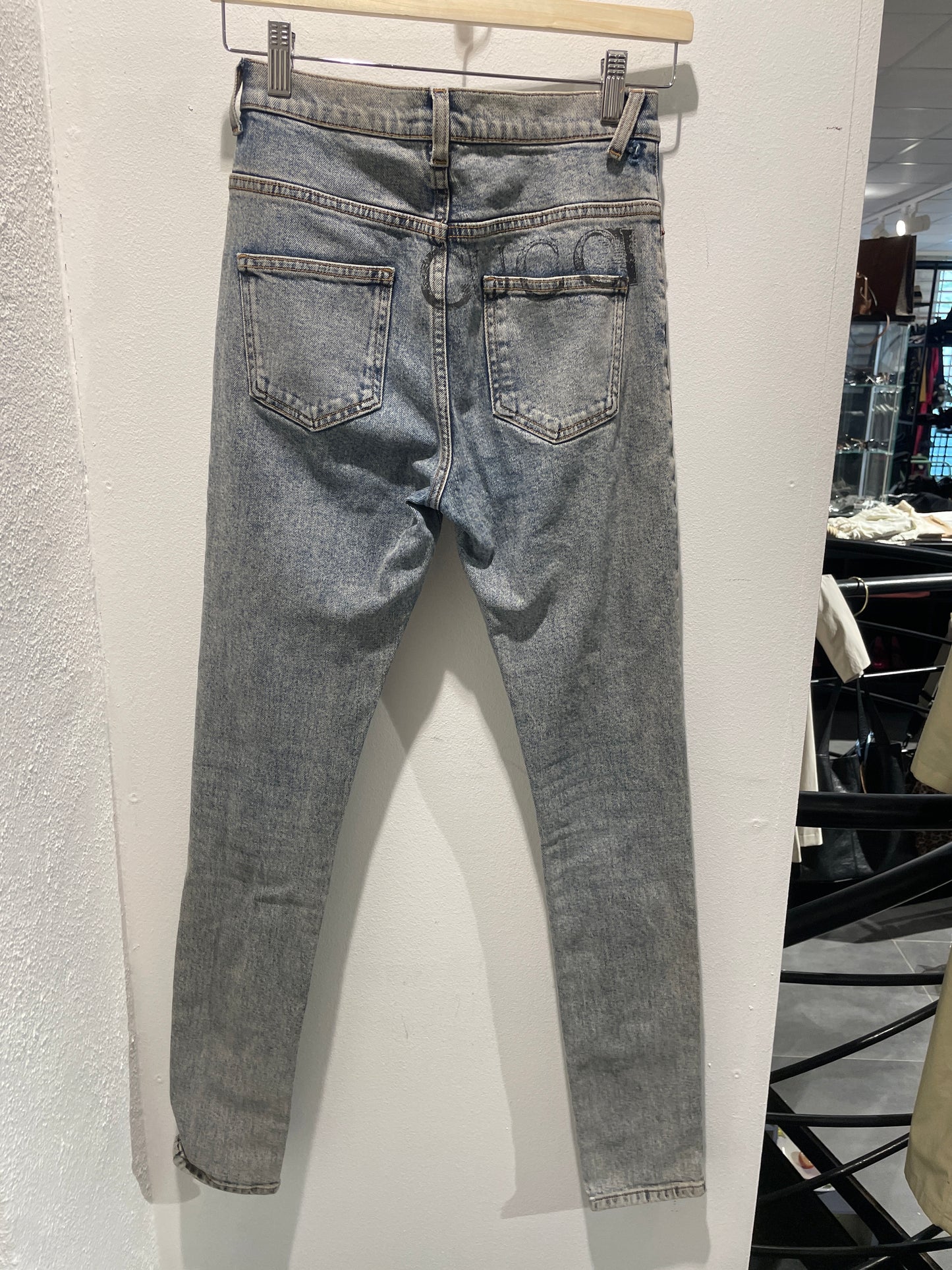 Gucci - Denim Logo pants - skinny - W25 - Medinas Wardrobe