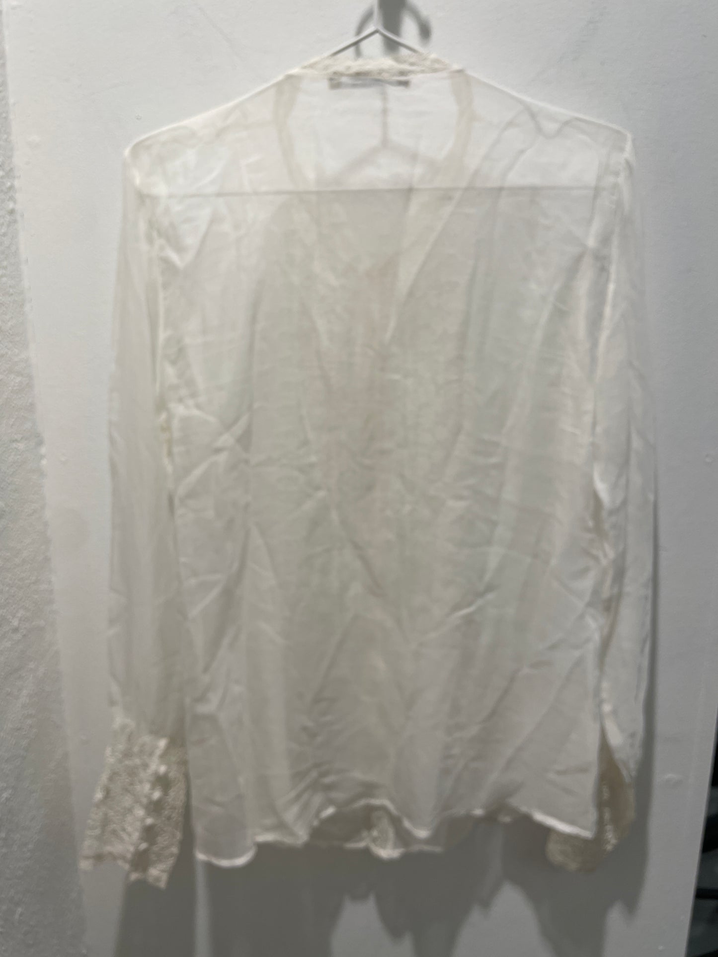 Rabens Saloner Lace Blouse – White - L