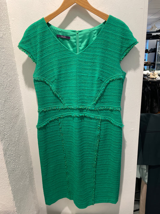 Laurèl Bouclé Dress – Jade Green - EU44
