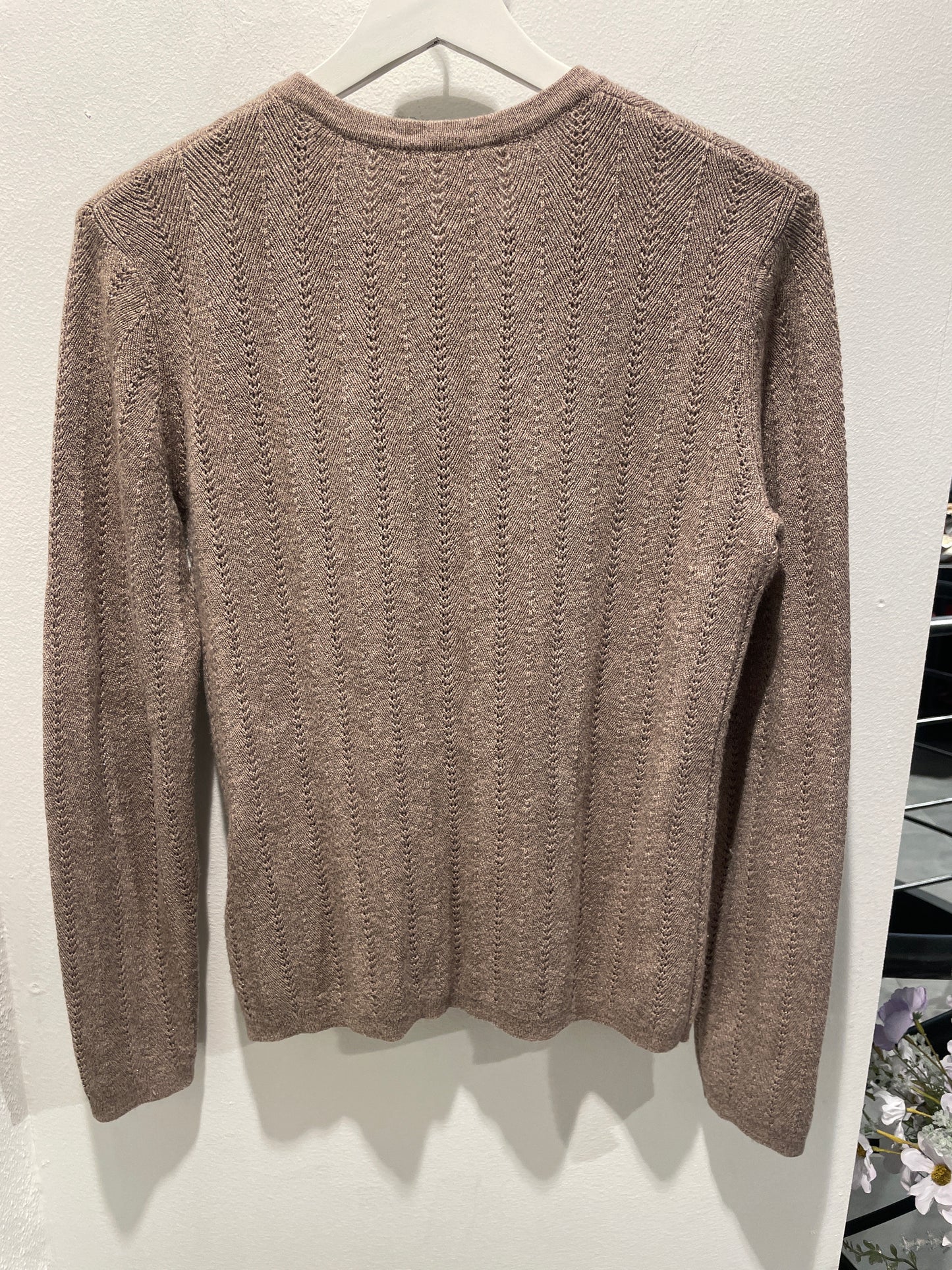Gustav knit - taupe/nougat - M