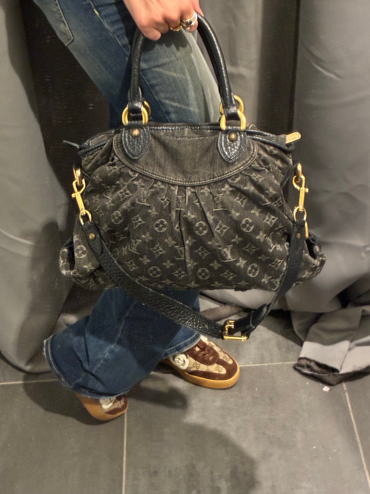 Louis Vuitton - Vintage Denim Neo Cabby Bag