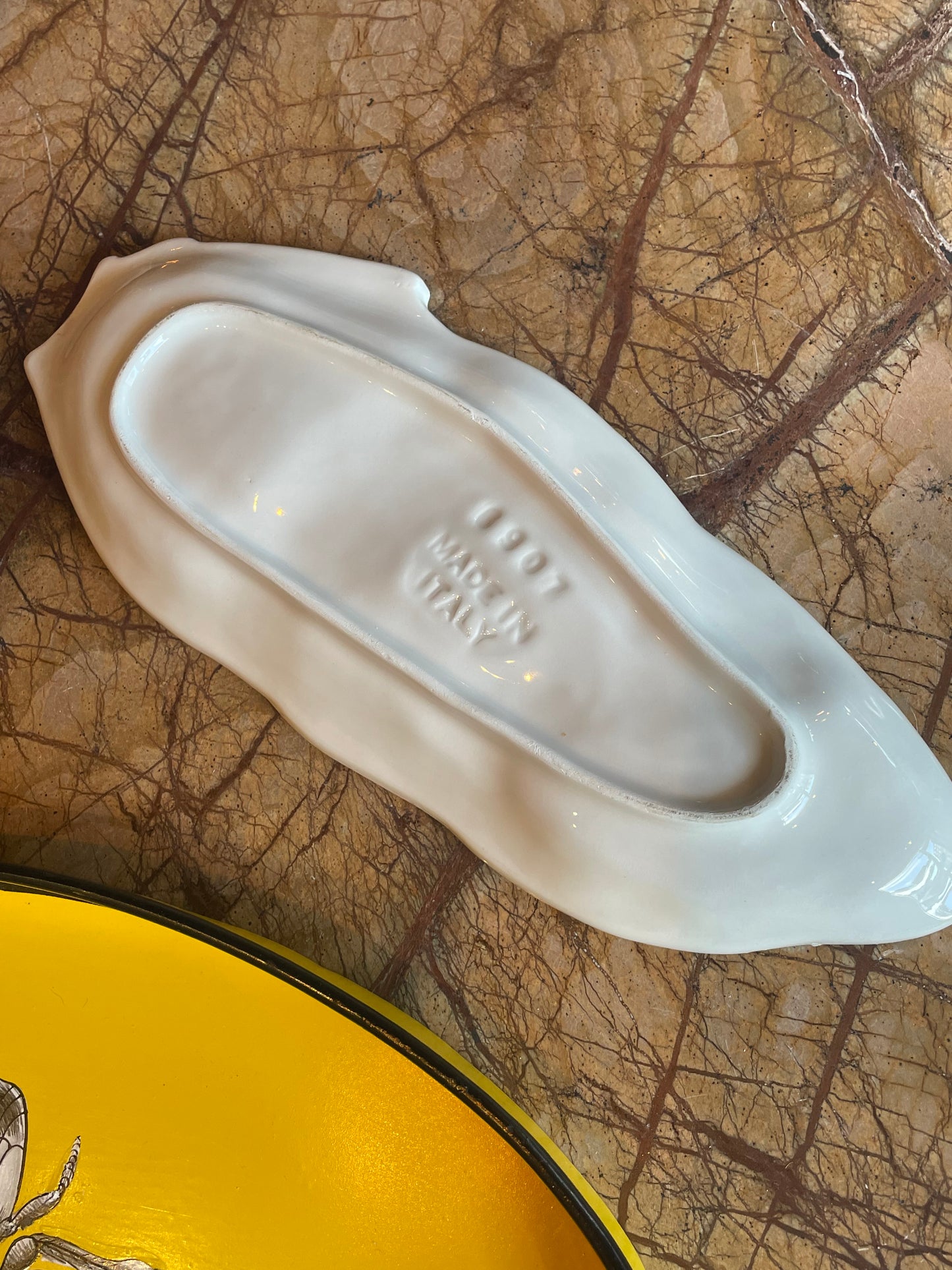 Granatæble fad - Italiensk porcelæn