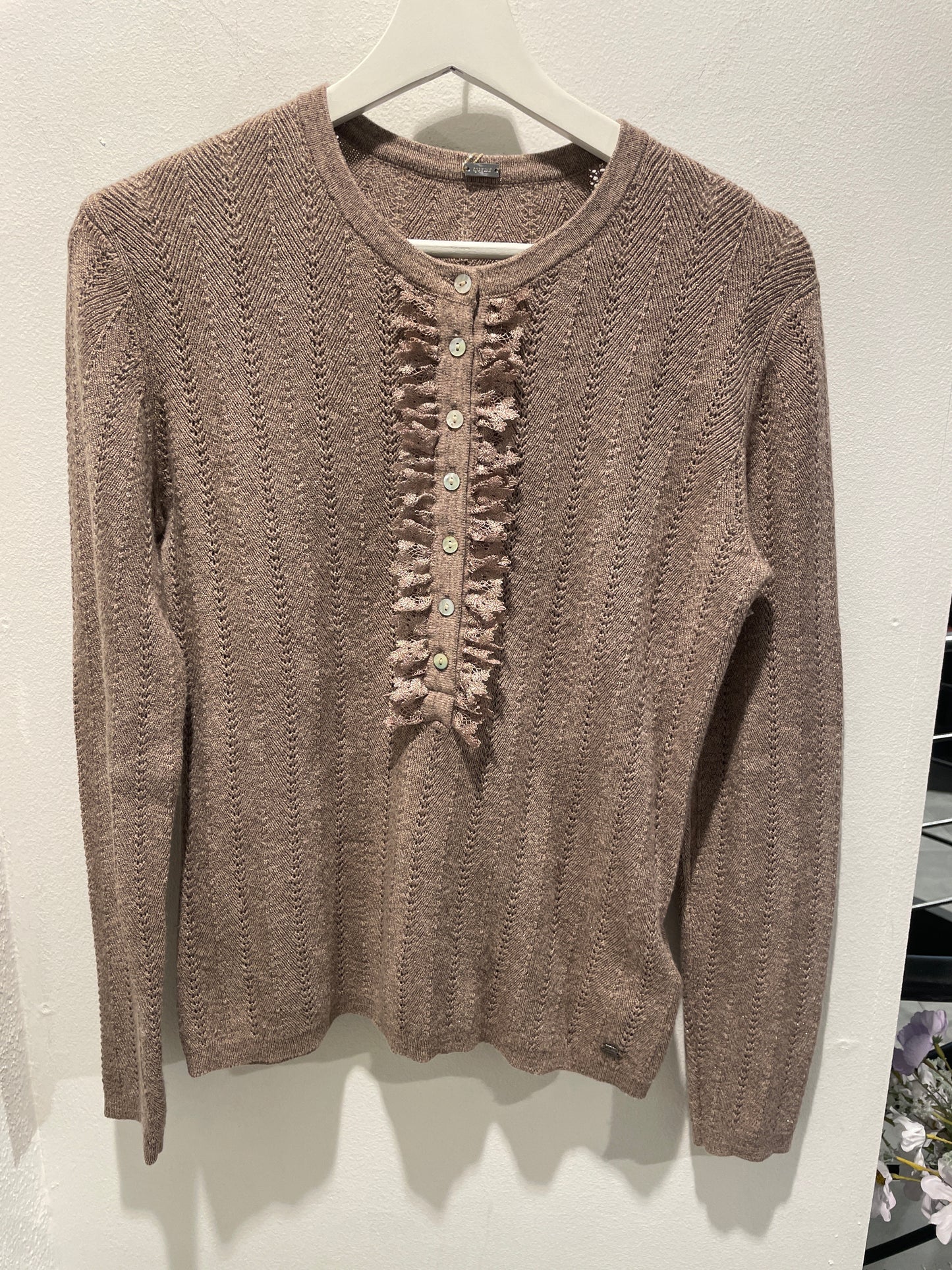 Gustav knit - taupe/nougat - M