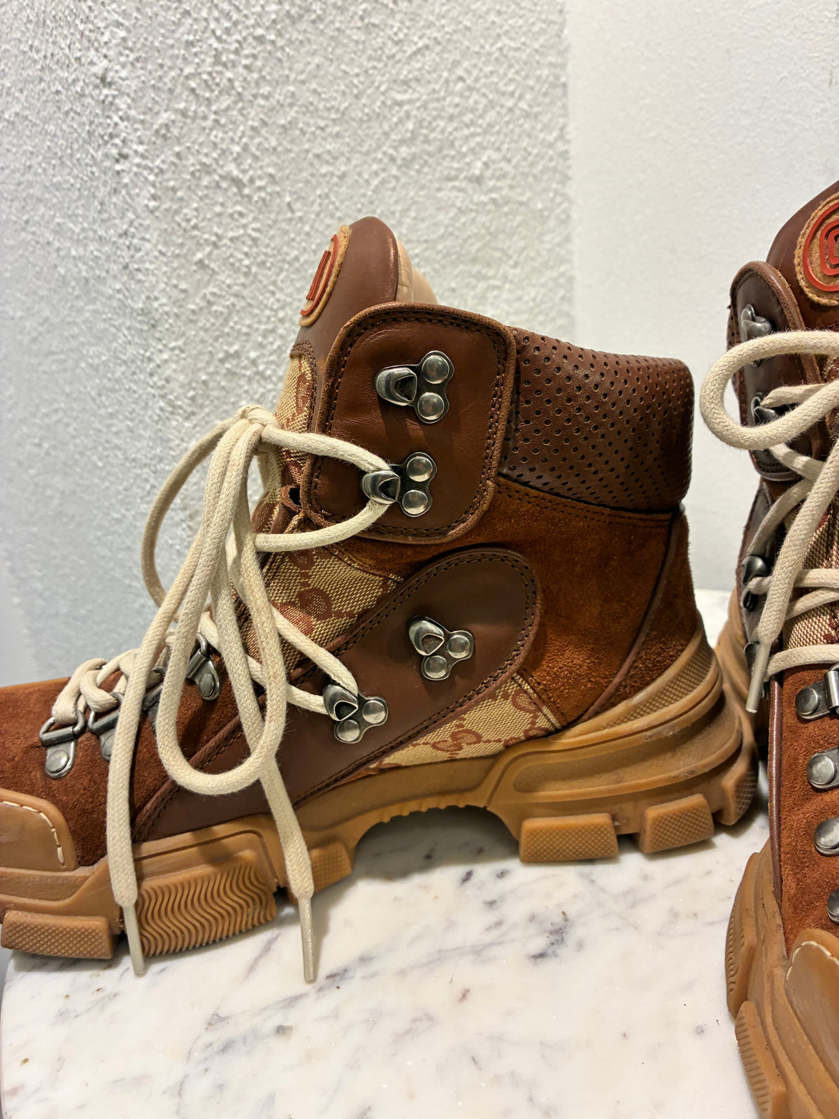 Gucci Boots – Brown with Chunky Soles - 39