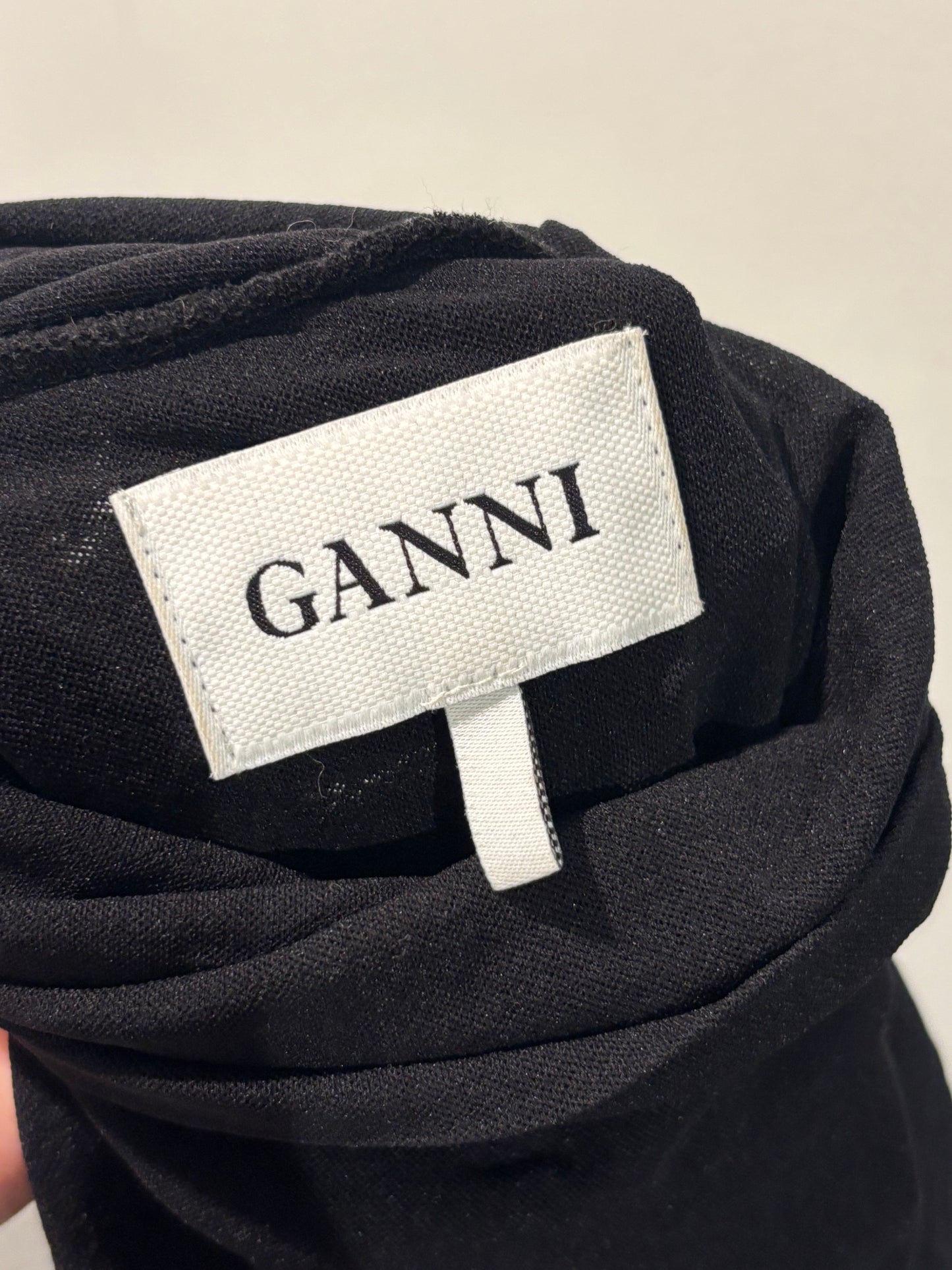 Ganni - turtleneck - black - S - Medinas Wardrobe