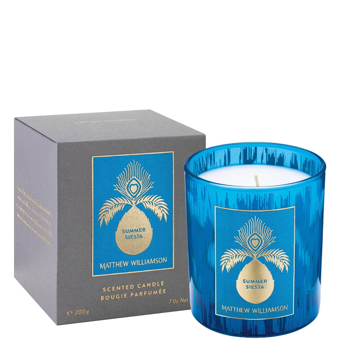 Matthew Williamson duftlys, Summer Siesta, 200 gram, Vegansk