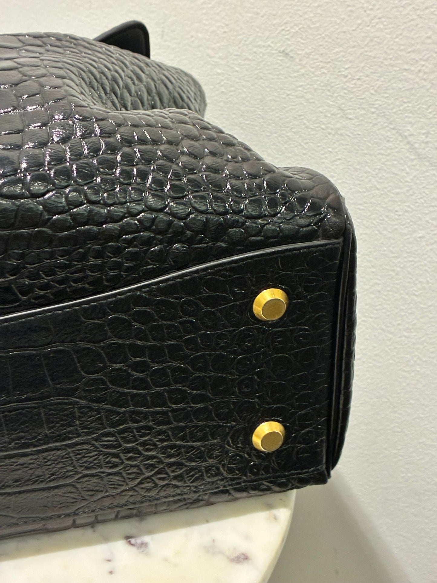 Balenciaga - Rodeo Croco Large Shoulderbag - Medinas Wardrobe