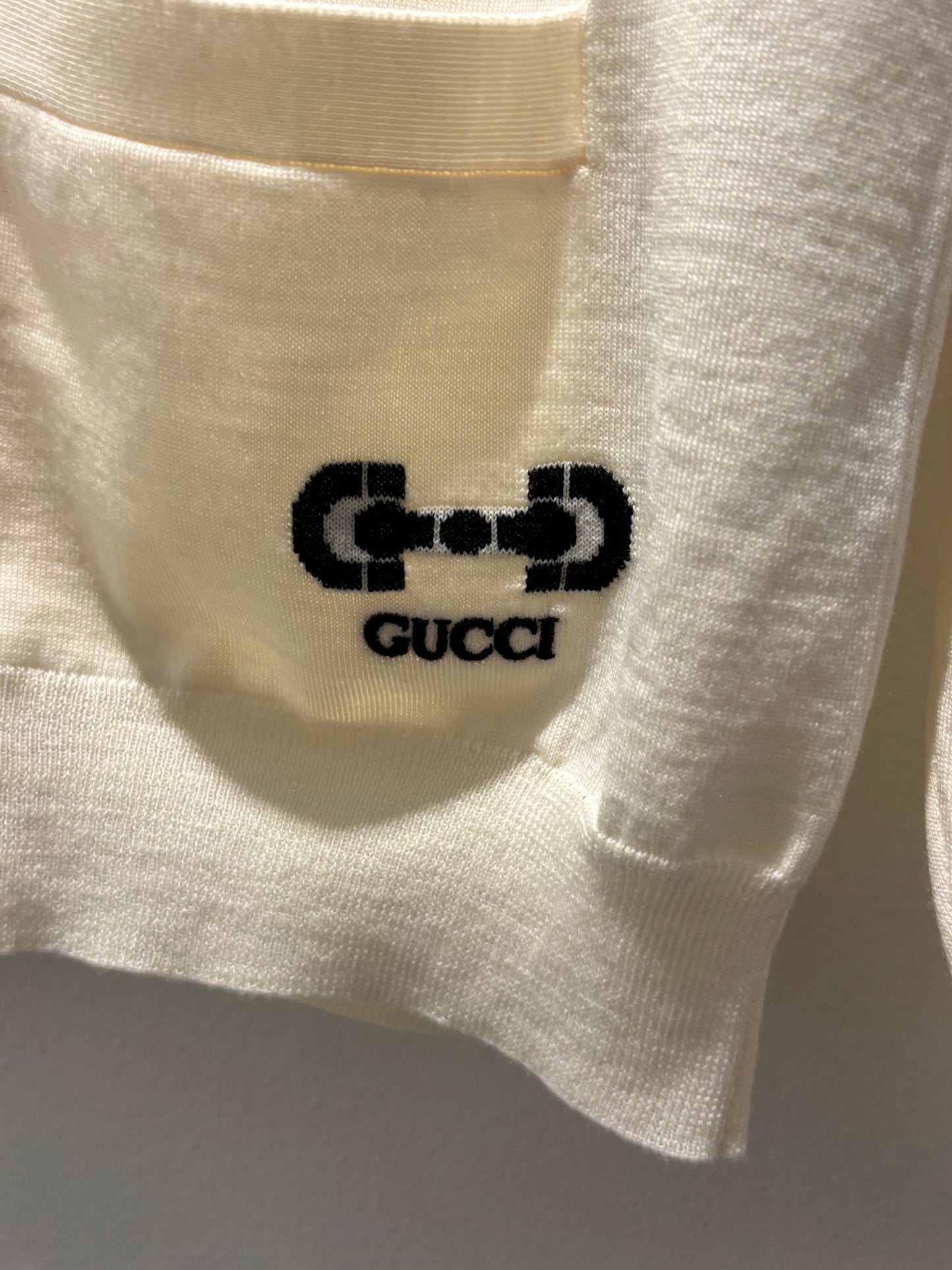 Gucci Cardigan - Wool in White - Size S-L
