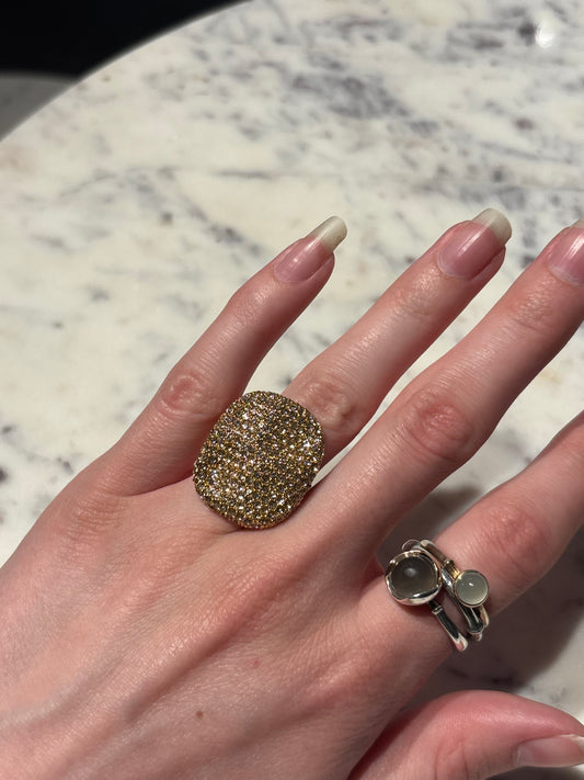 Pilgrim - Ring - Squared stones - Medinas Wardrobe