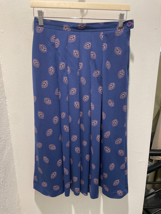 Bleyle Geometric Print Pleated Midi Skirt - EU40