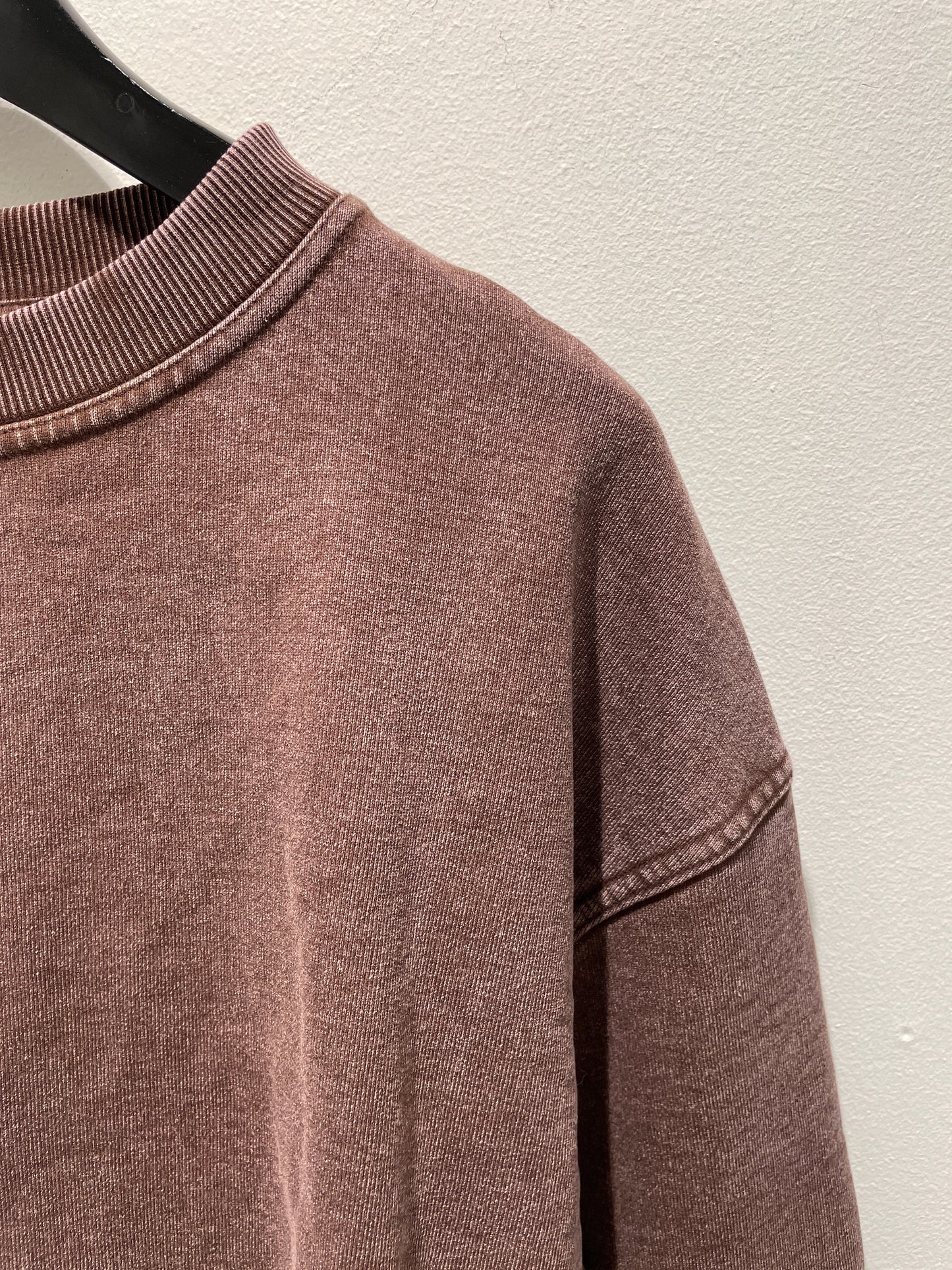Bareen - Sweatshirt - Acid wash - Chicory coffee - Medinas Wardrobe - S/L