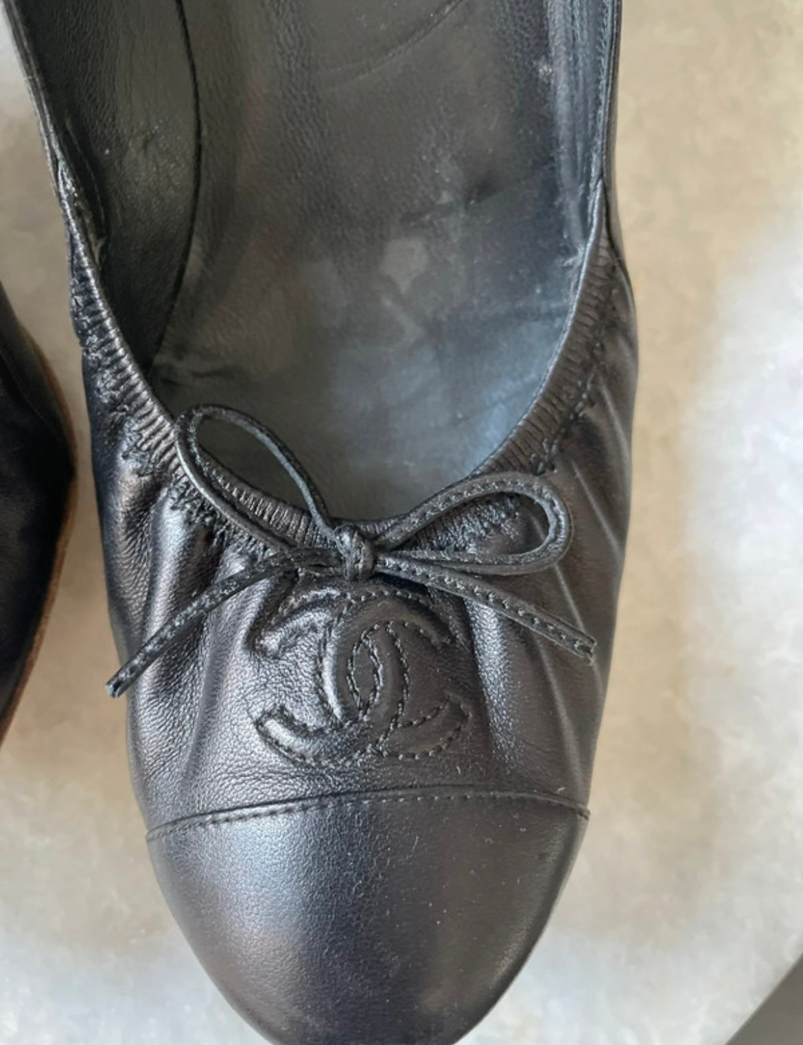 Chanel - Cambon heels med elastisk fod og CC logo