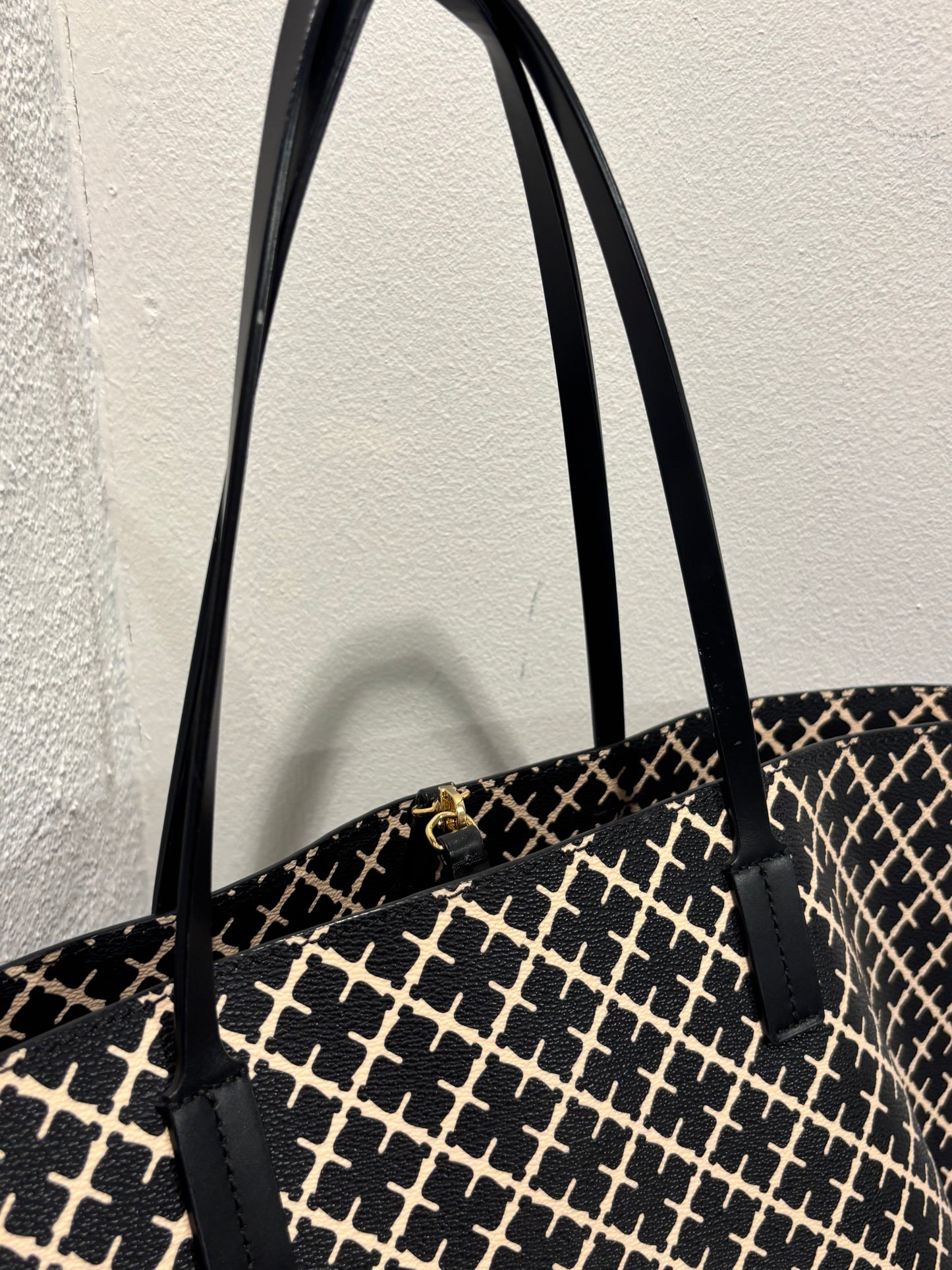 Malene Birger - Tote - Black Monogram - Medinas Wardrobe