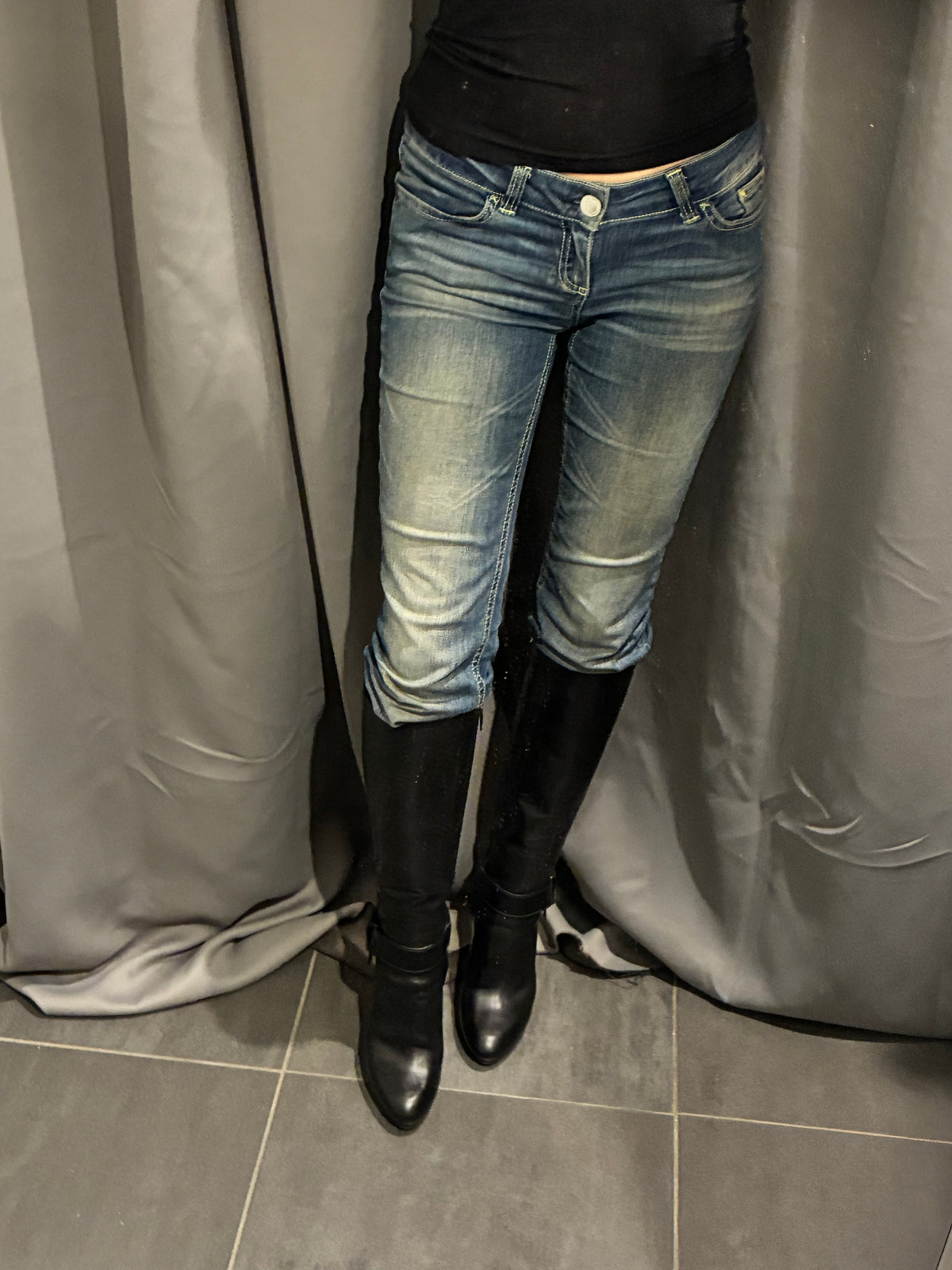 Louis Vuitton Knee-High Boots – Black Smooth Leather - EU 39