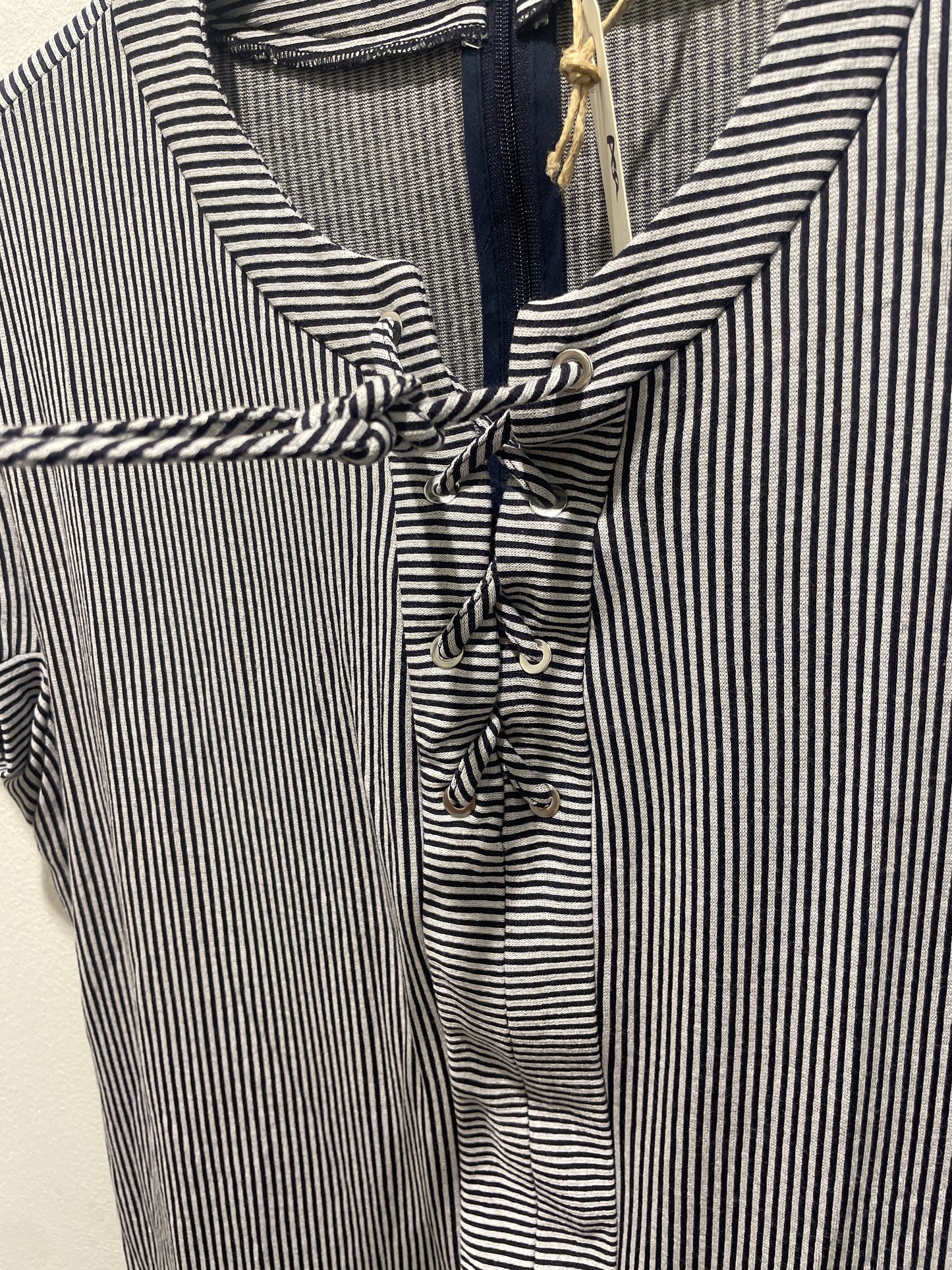 Cacharel Striped Mini Dress – Blue/White - EU38