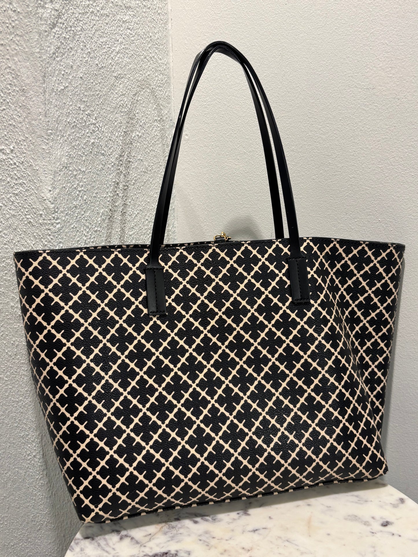 Malene Birger - Tote - Black Monogram - Medinas Wardrobe