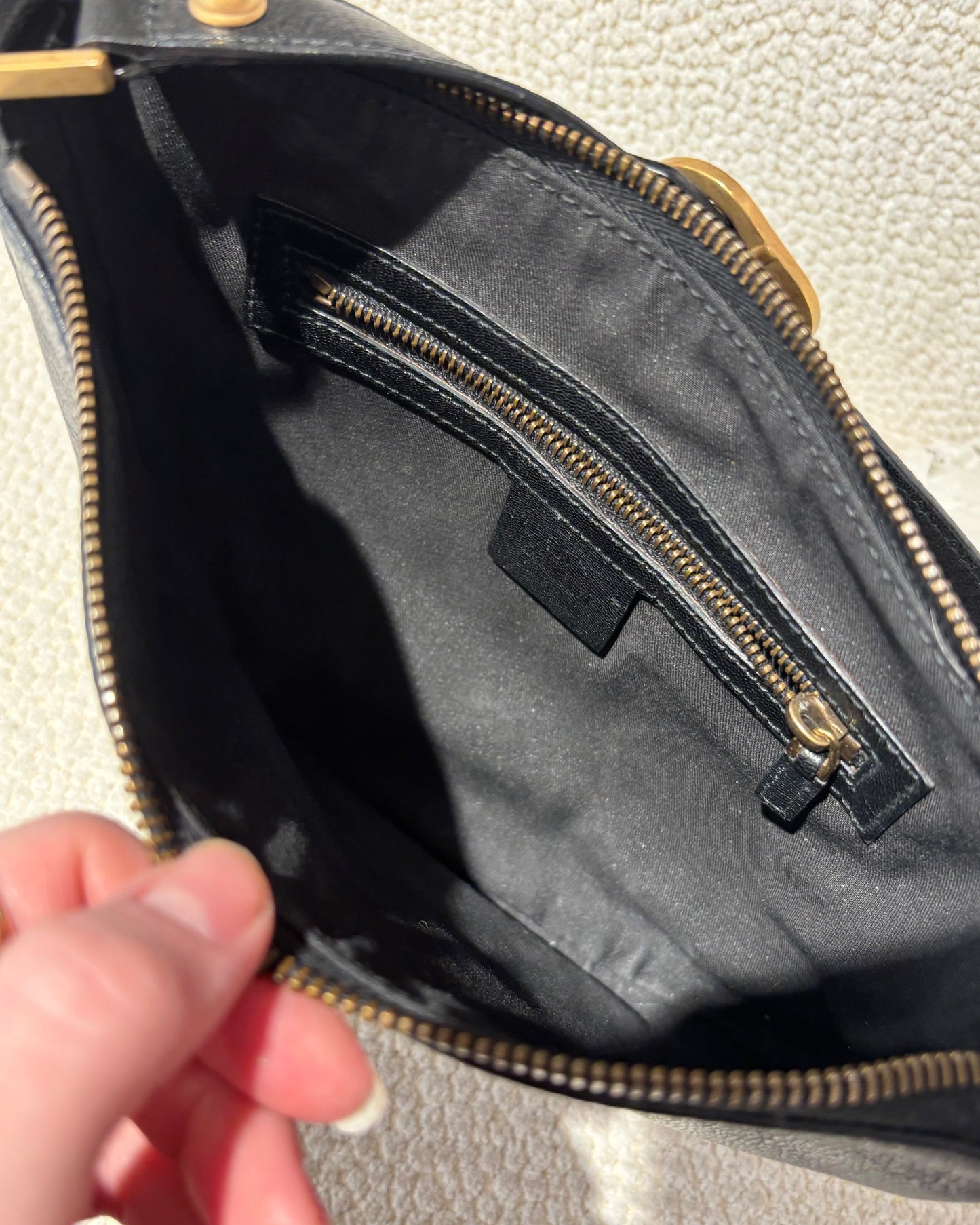 Gucci Blondie Bag - Black Leather & Hold Hardware