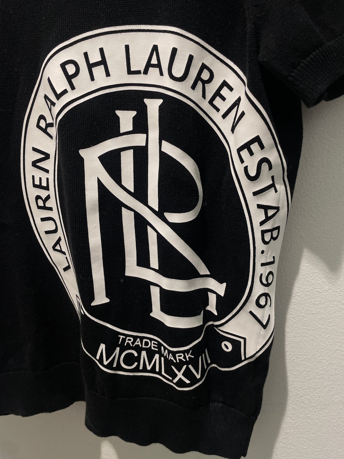 Lauren Ralph Lauren — Short-Sleeved Logo Knit - Size EU S