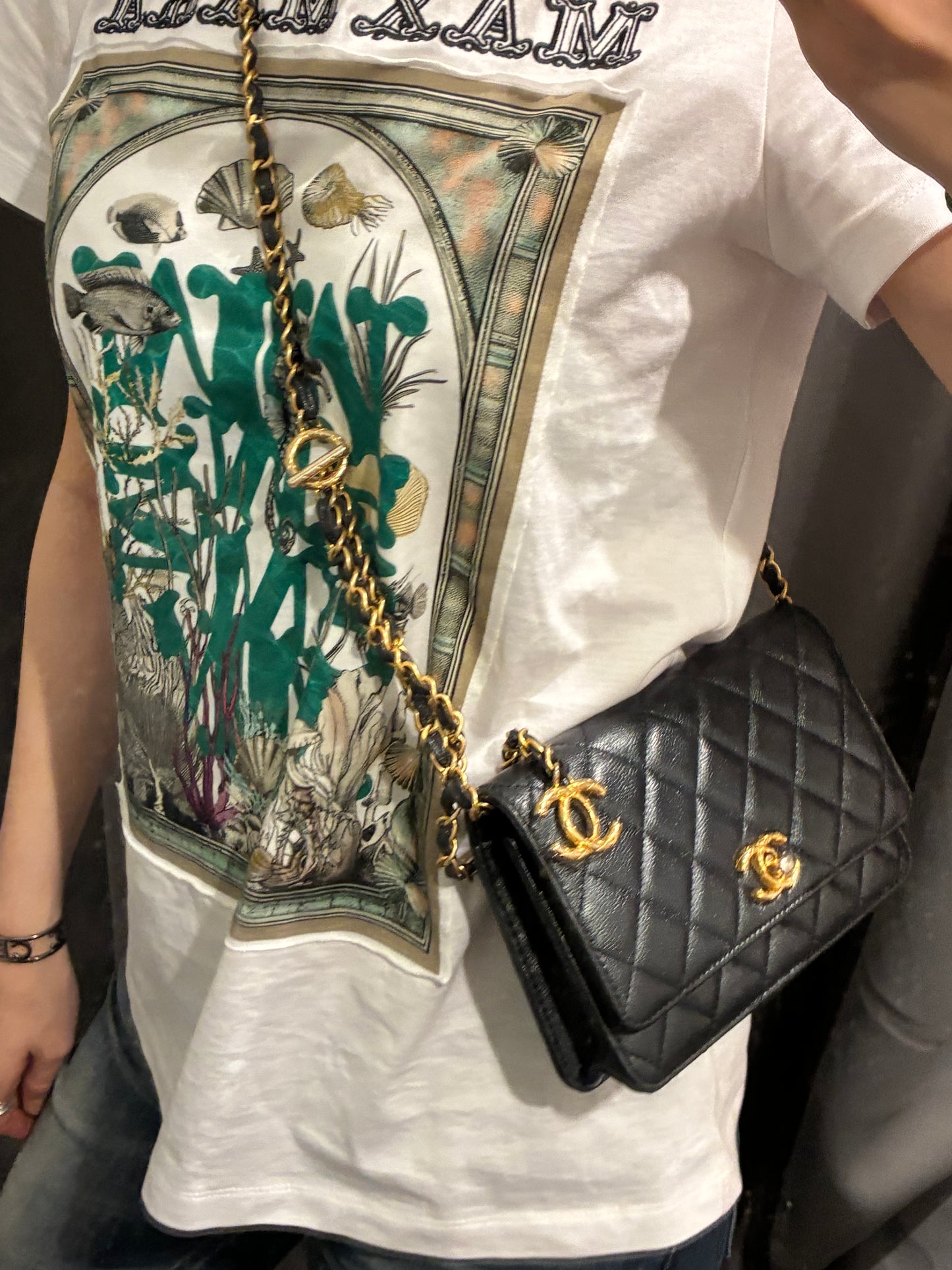 Chanel Wallet on Chain - Black Caviar & Gold Hardware - 23B 2023 - FULL SET!