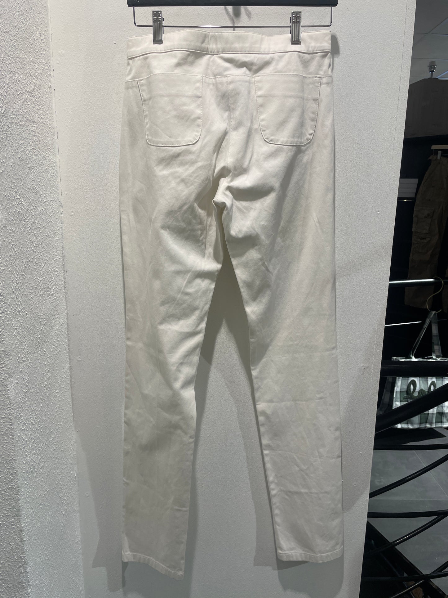 Chanel trousers  – white cotton - EU 36