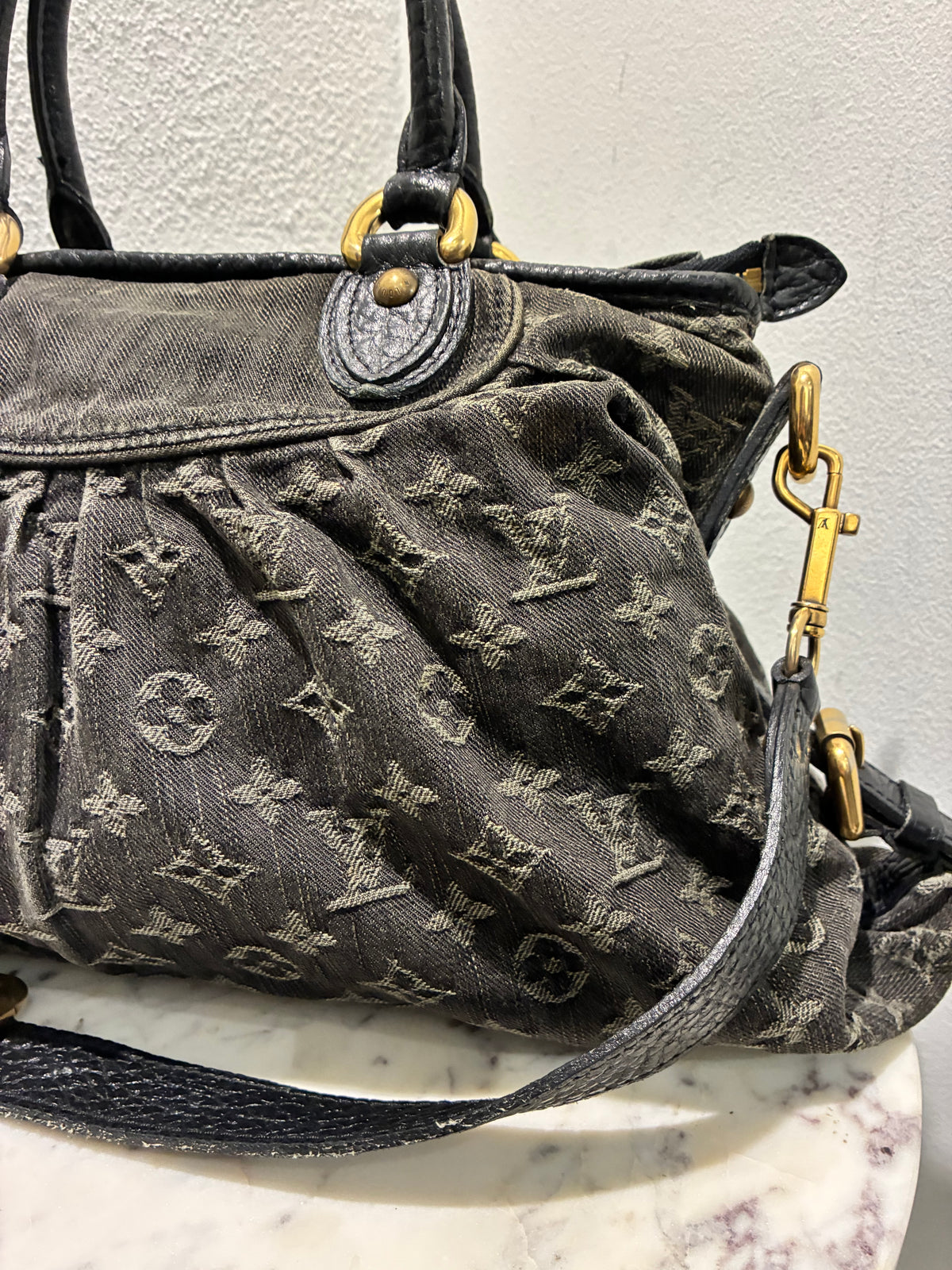 Louis Vuitton - Vintage Denim Neo Cabby Bag