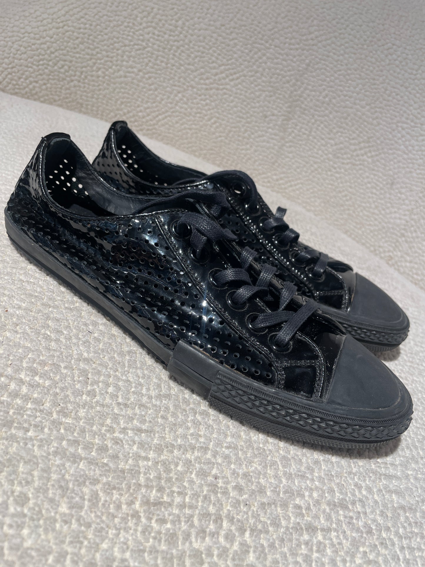 Jil Sanders Sneakers  – Black patent leather - 38