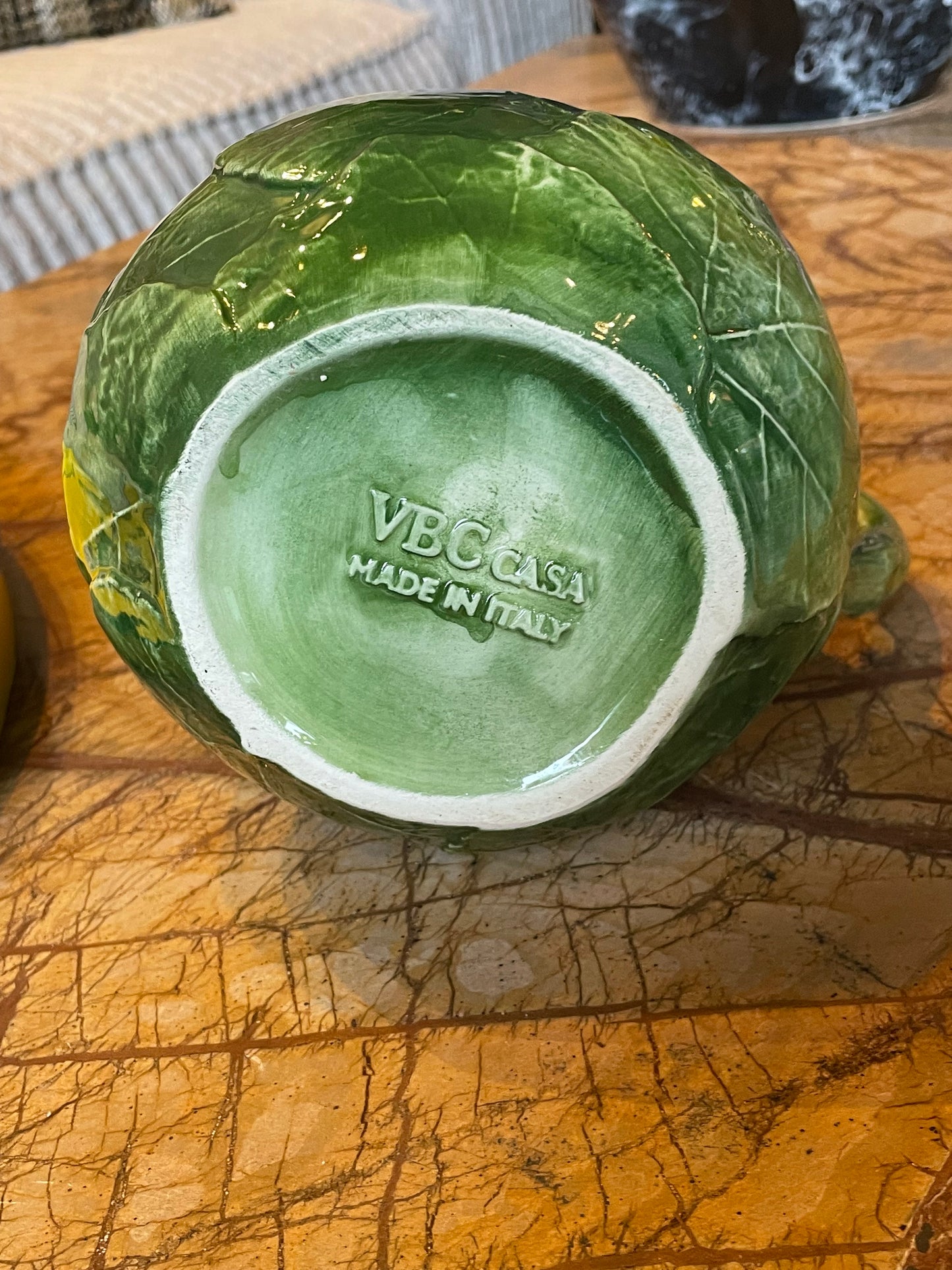 Kande af vinblade- Italiensk porcelæn