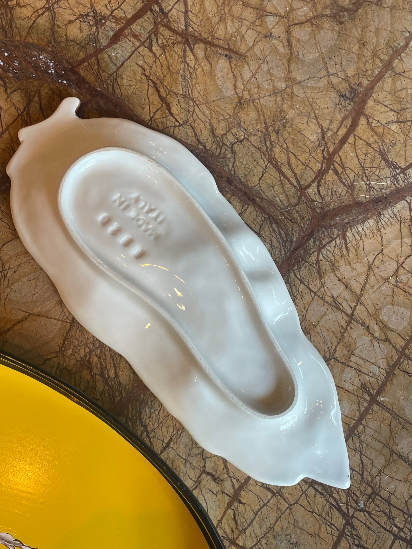 Orange Citrus fad - Italiensk porcelæn