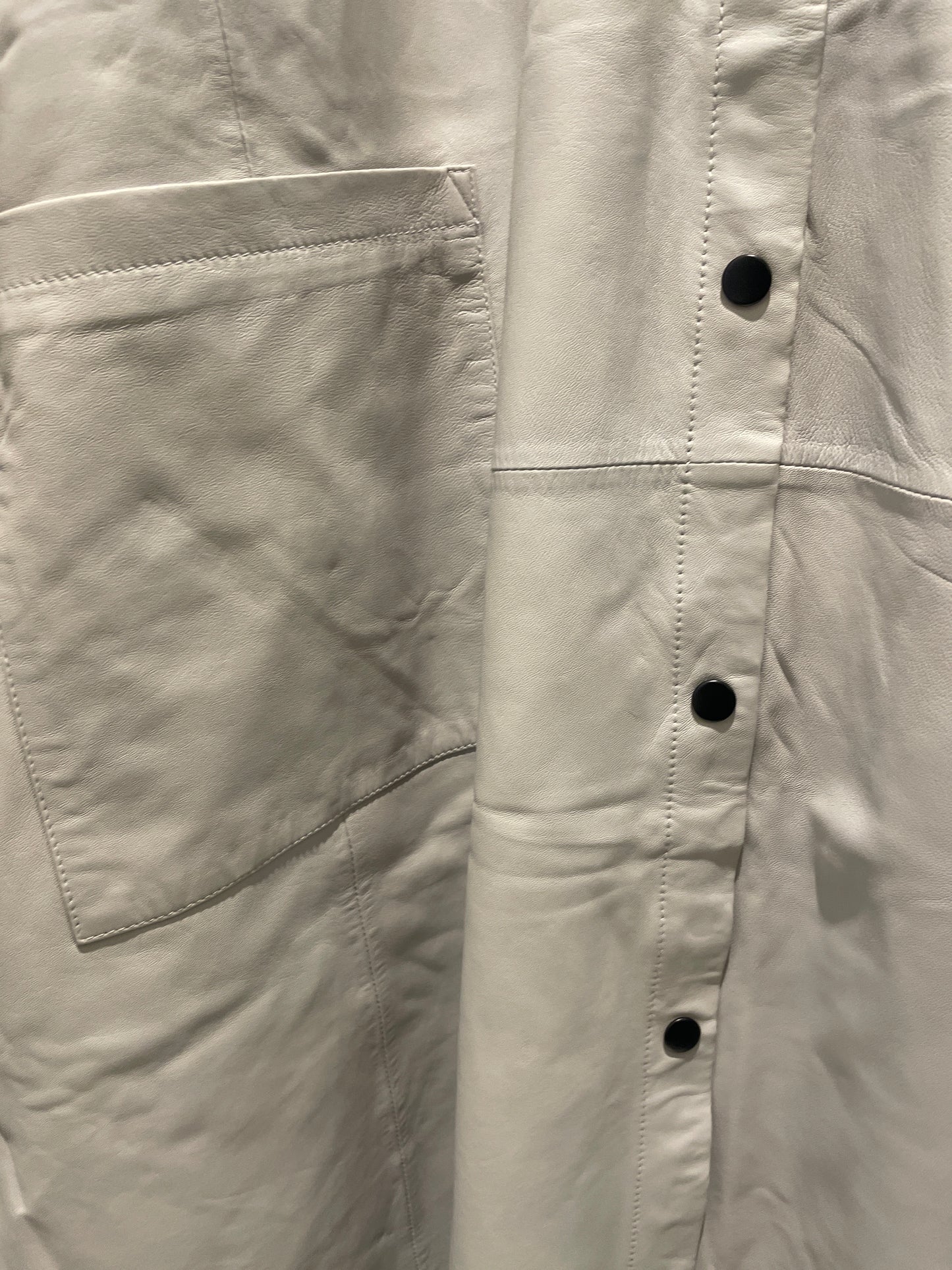 MDK Munderingskompagniet Lysegrå skind/skjortekjole - oversized