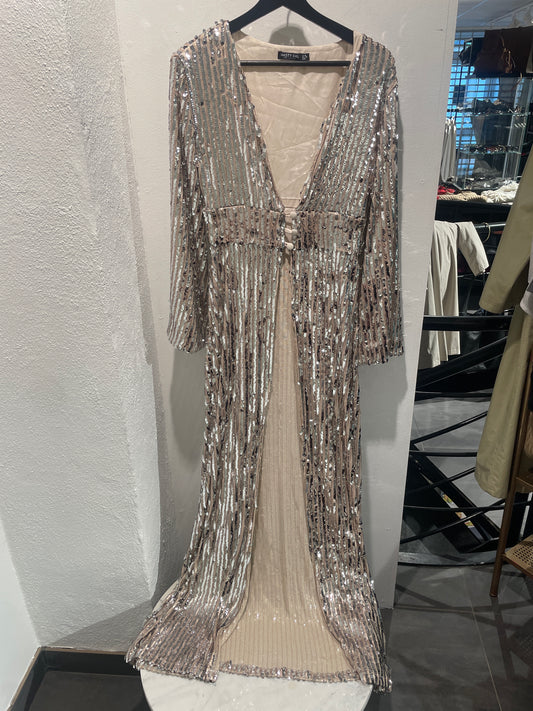 Nasty Gal - Dress / cape w. paillets - EU38 - Medinas Wardrobe