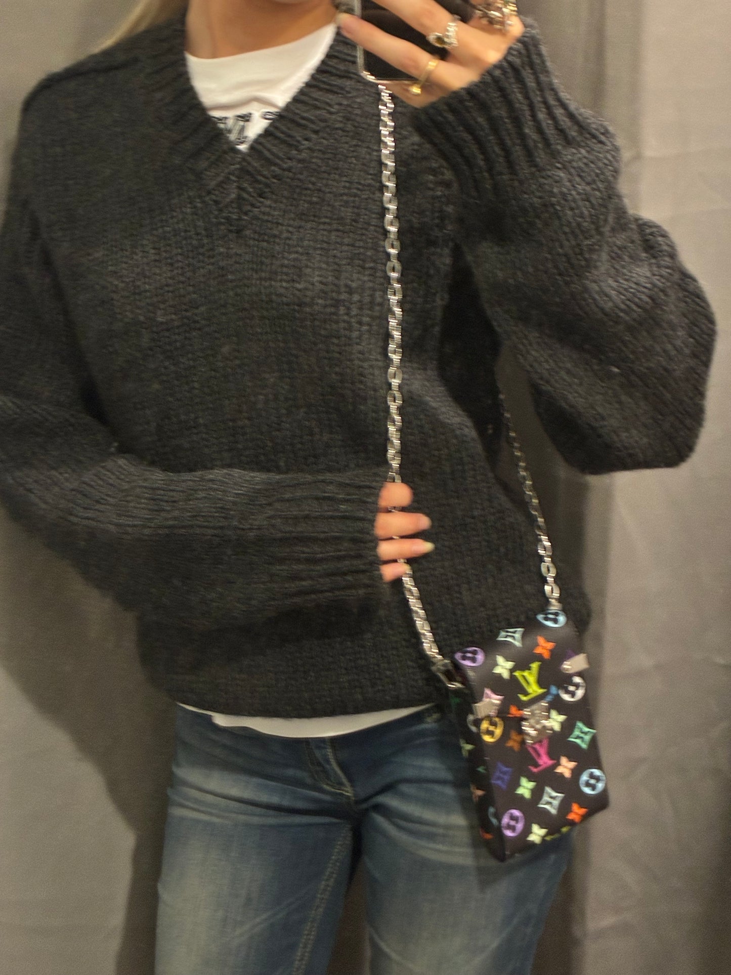 Louis Vuitton x Takashi Murakami Phone Pouch Métis - Full Set
